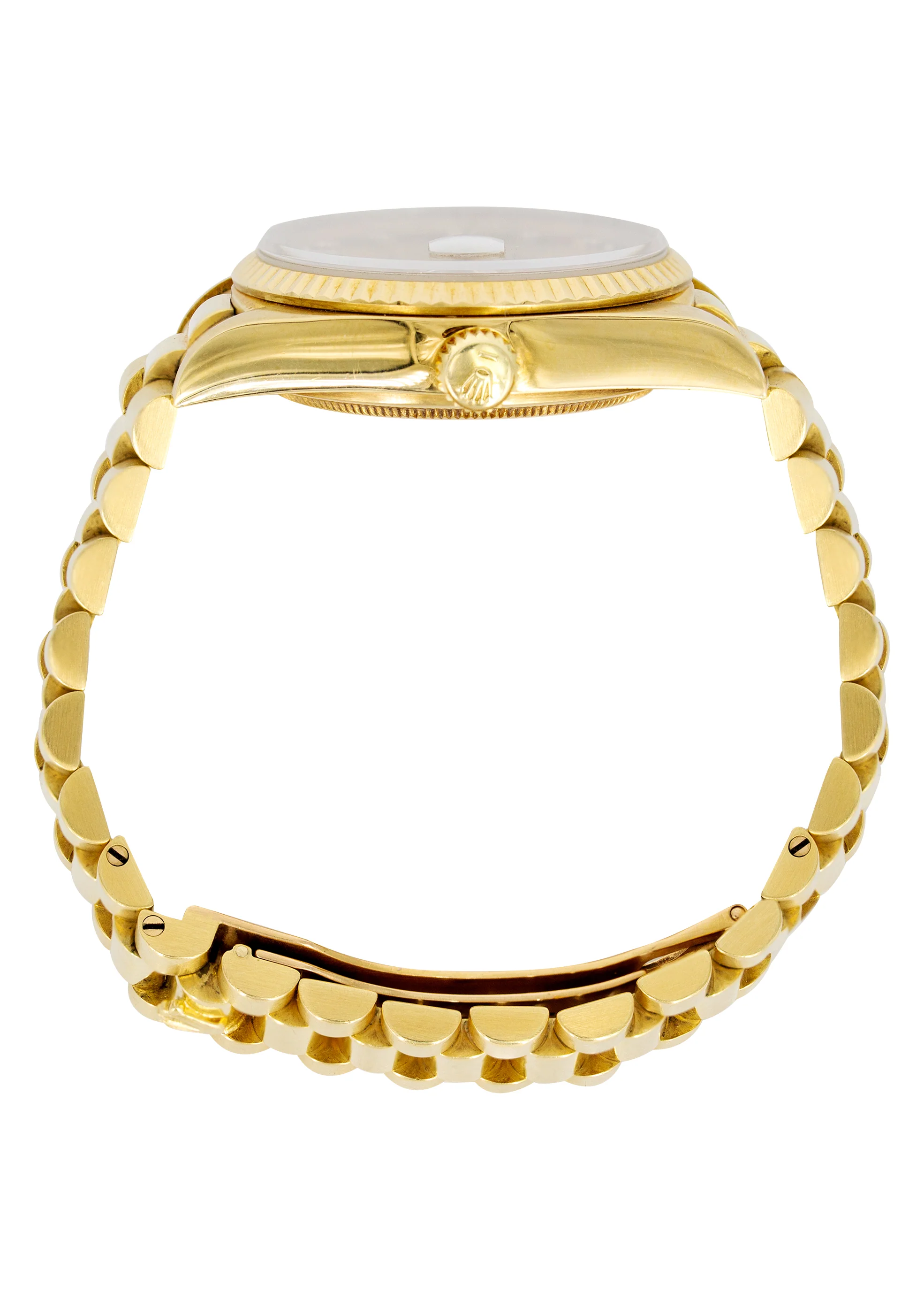 Rolex Day-Date 40 Presidential | 18k Yellow Gold 228238| Champagne Roman Dial | Fluted Bezel - Image 3