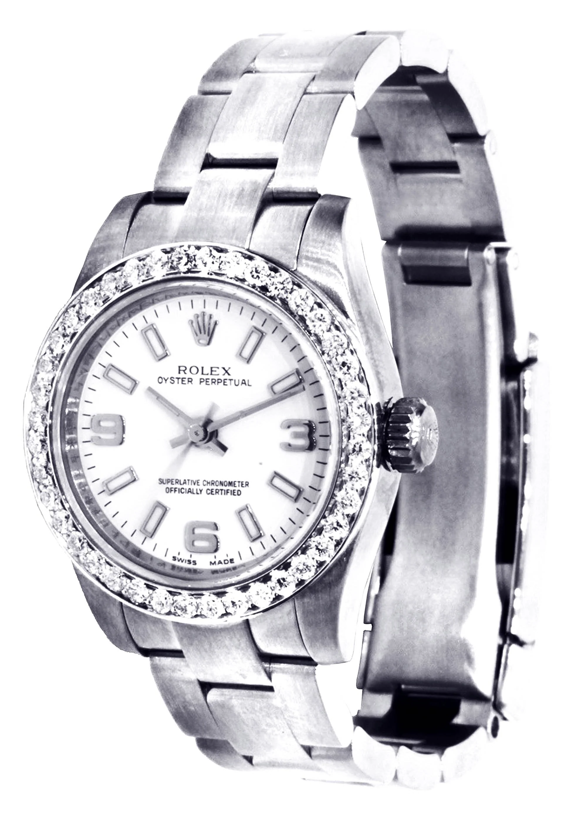 Rolex Oyster Perpetual Watch For Women | Stainless Steel | 26 Mm - Image 3