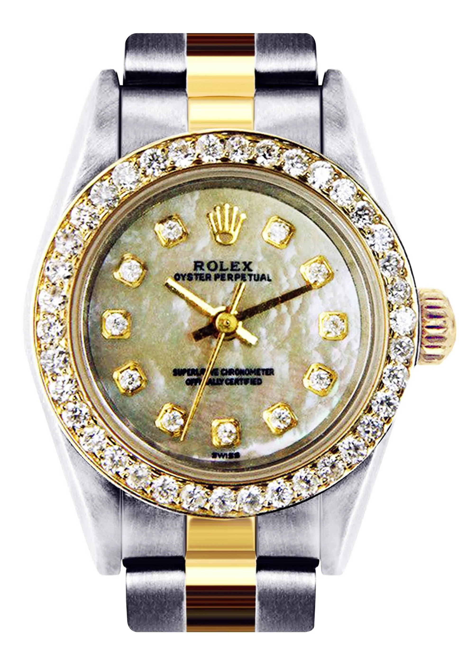 Rolex Oyster Perpetual Watch For Women | Two Tone | 26 Mm