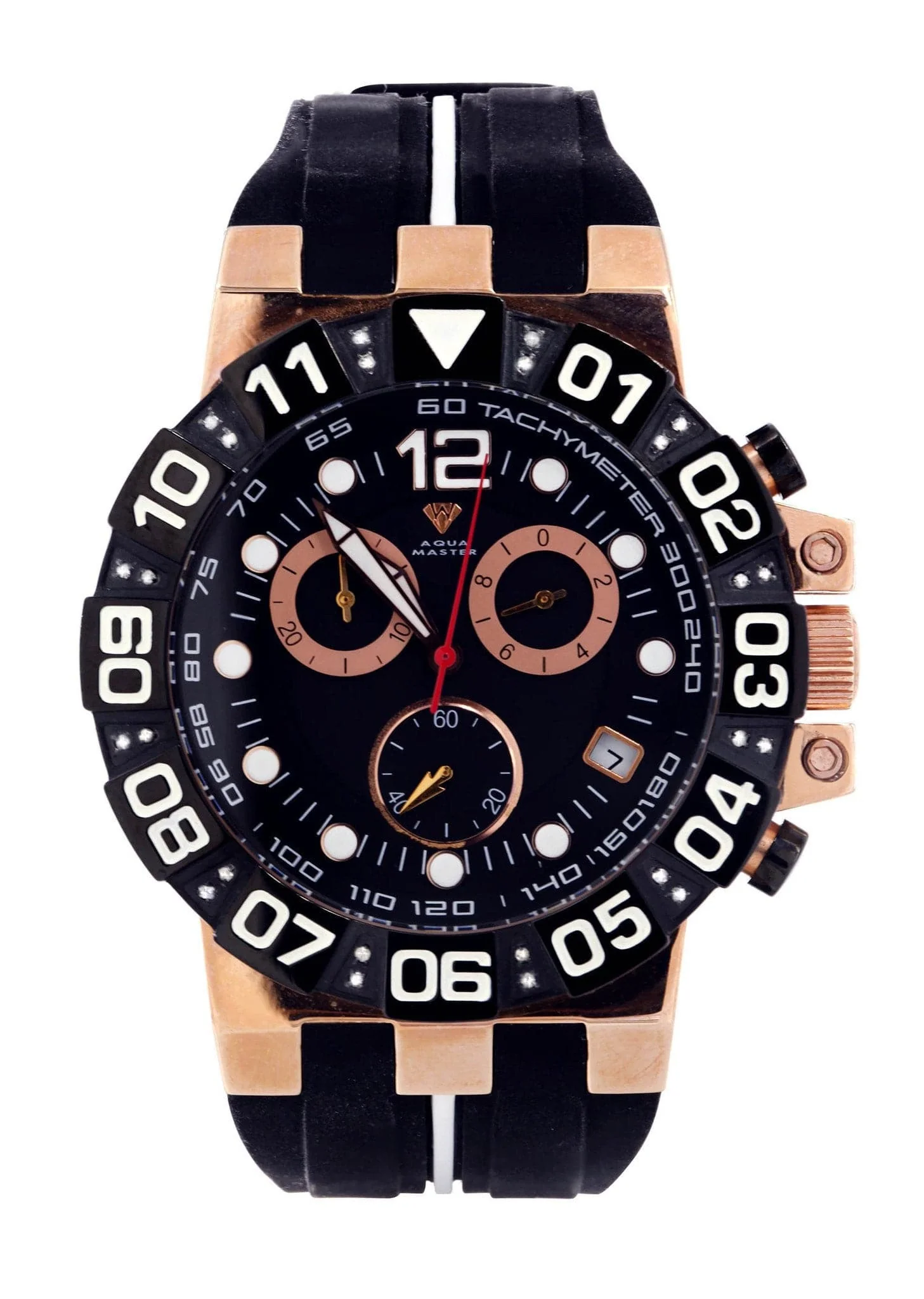 Mens Rose Gold Tone Diamond Watch | Appx. 0.275 Carats