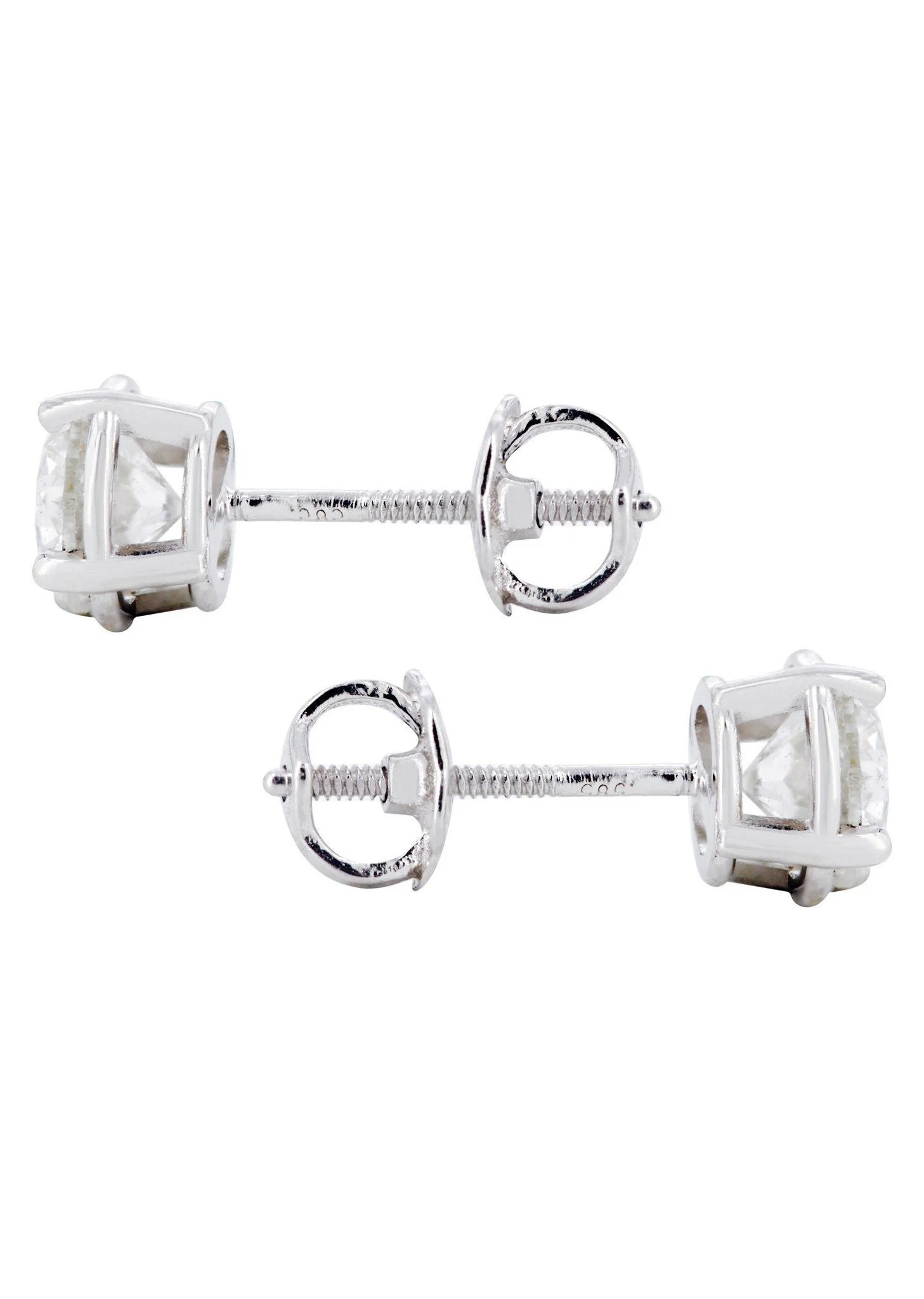 Round Diamond Stud Earrings | 1.1 Carats - Image 3