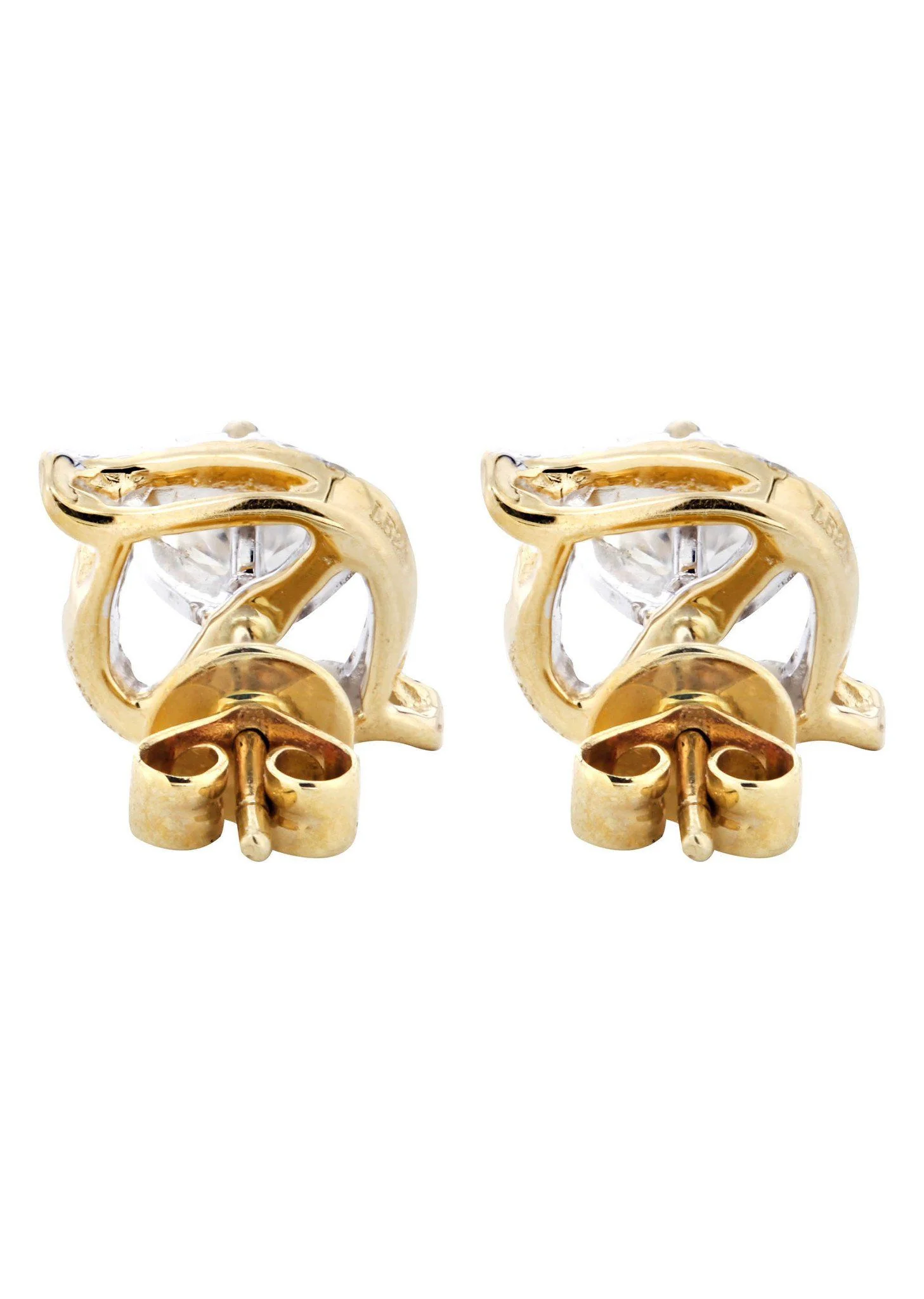 Round Diamond Stud Earrings | 1.64 Carats - Image 2