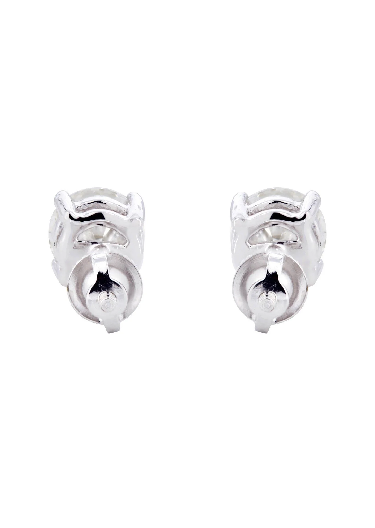 Round Diamond Stud Earrings | 1.85 Carats - Image 3