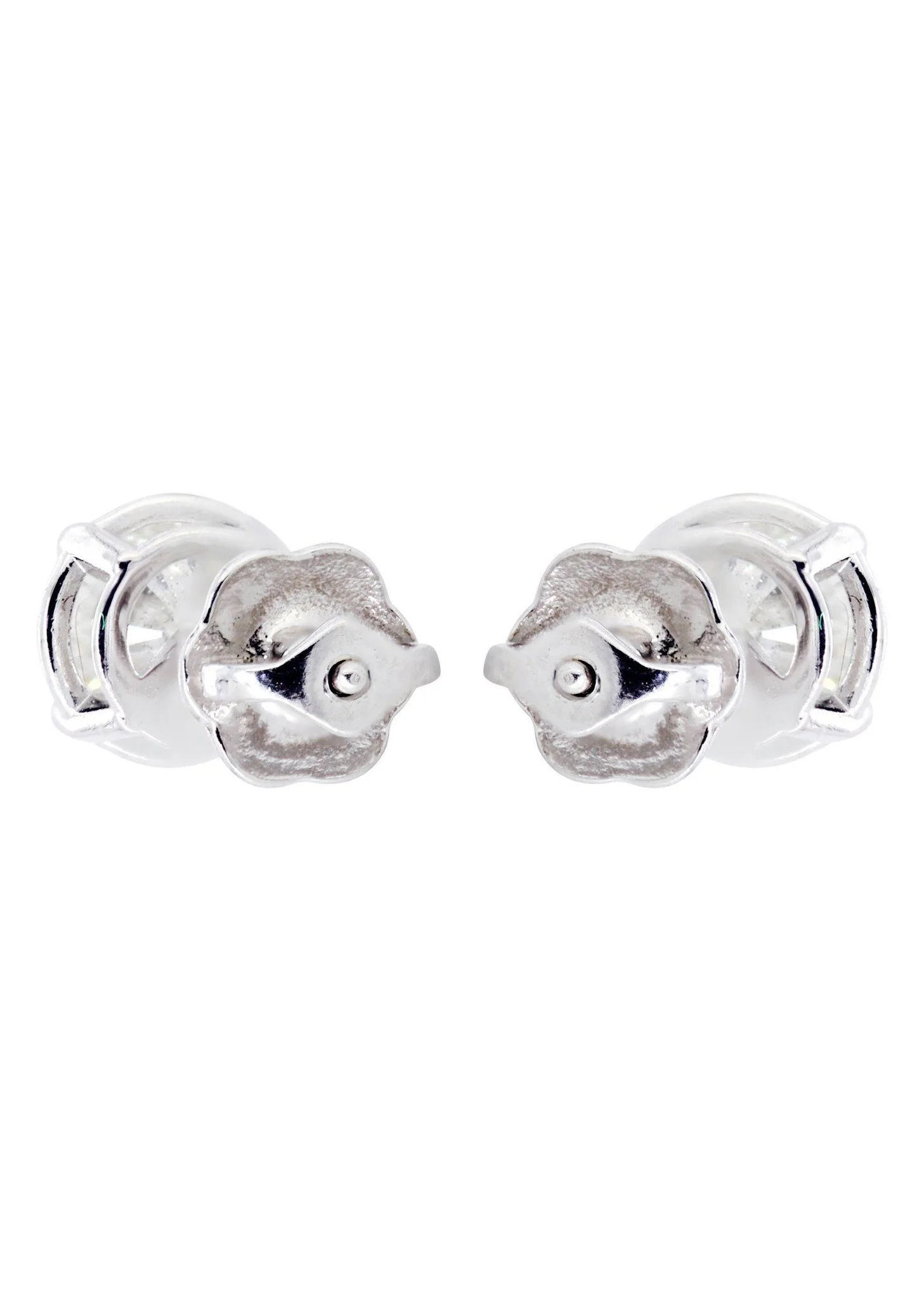 Round Diamond Stud Earrings | 1 Carat - Image 2
