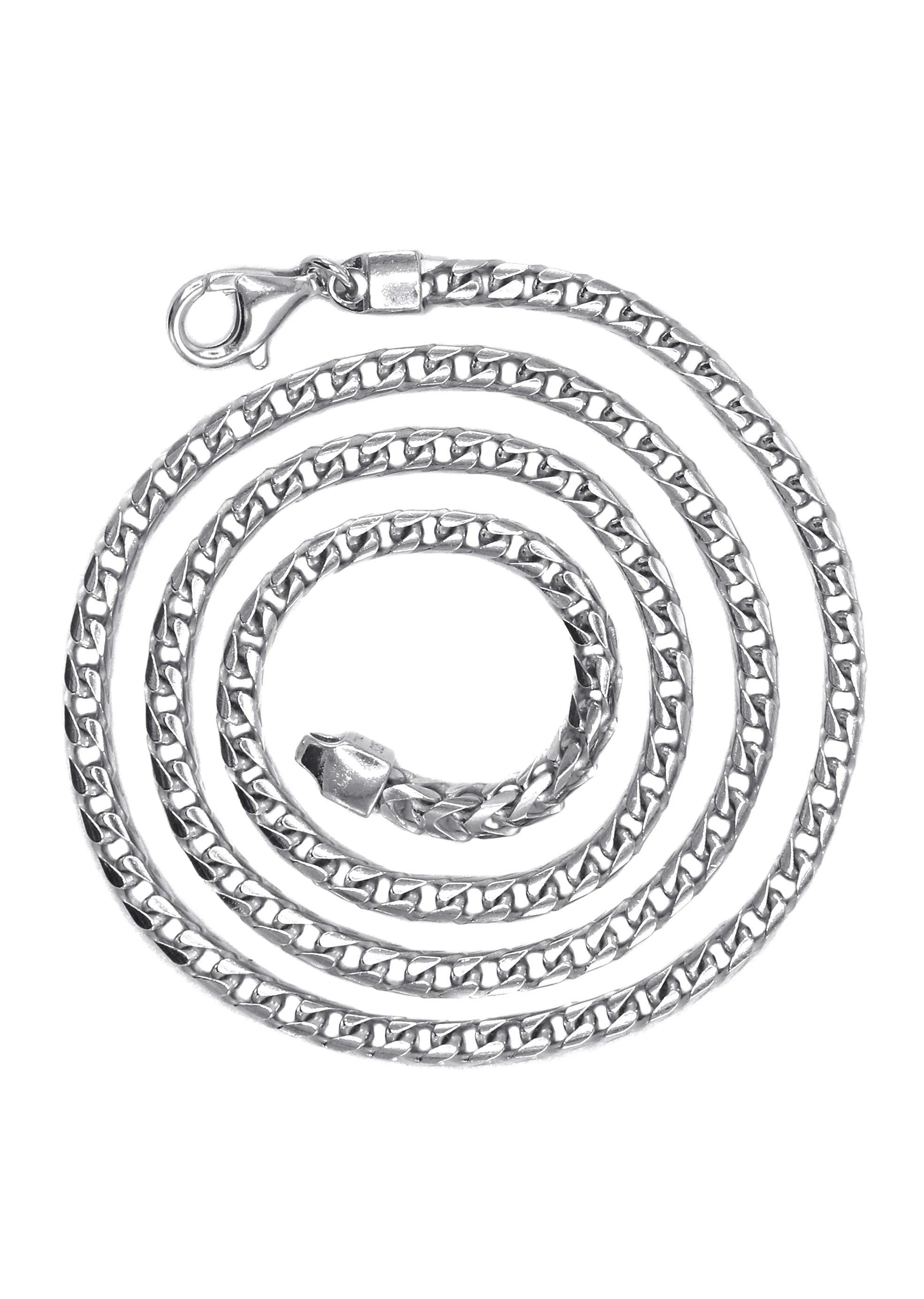 Silver Chain - Mens White Chain / Franco Chain - Image 3