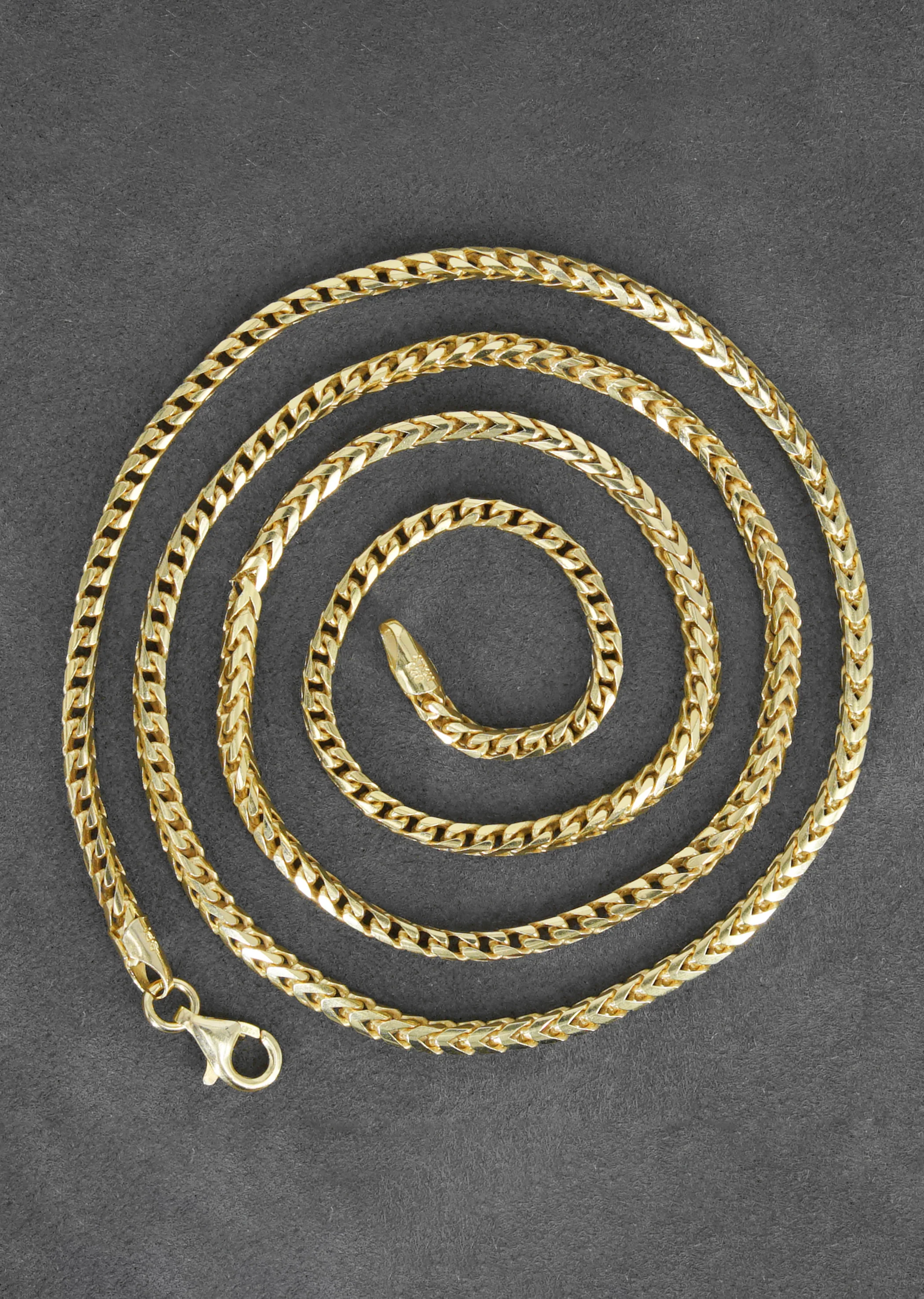 Silver Chain - Mens Gold Chain / Franco Chain / 2.5 MM - Image 5