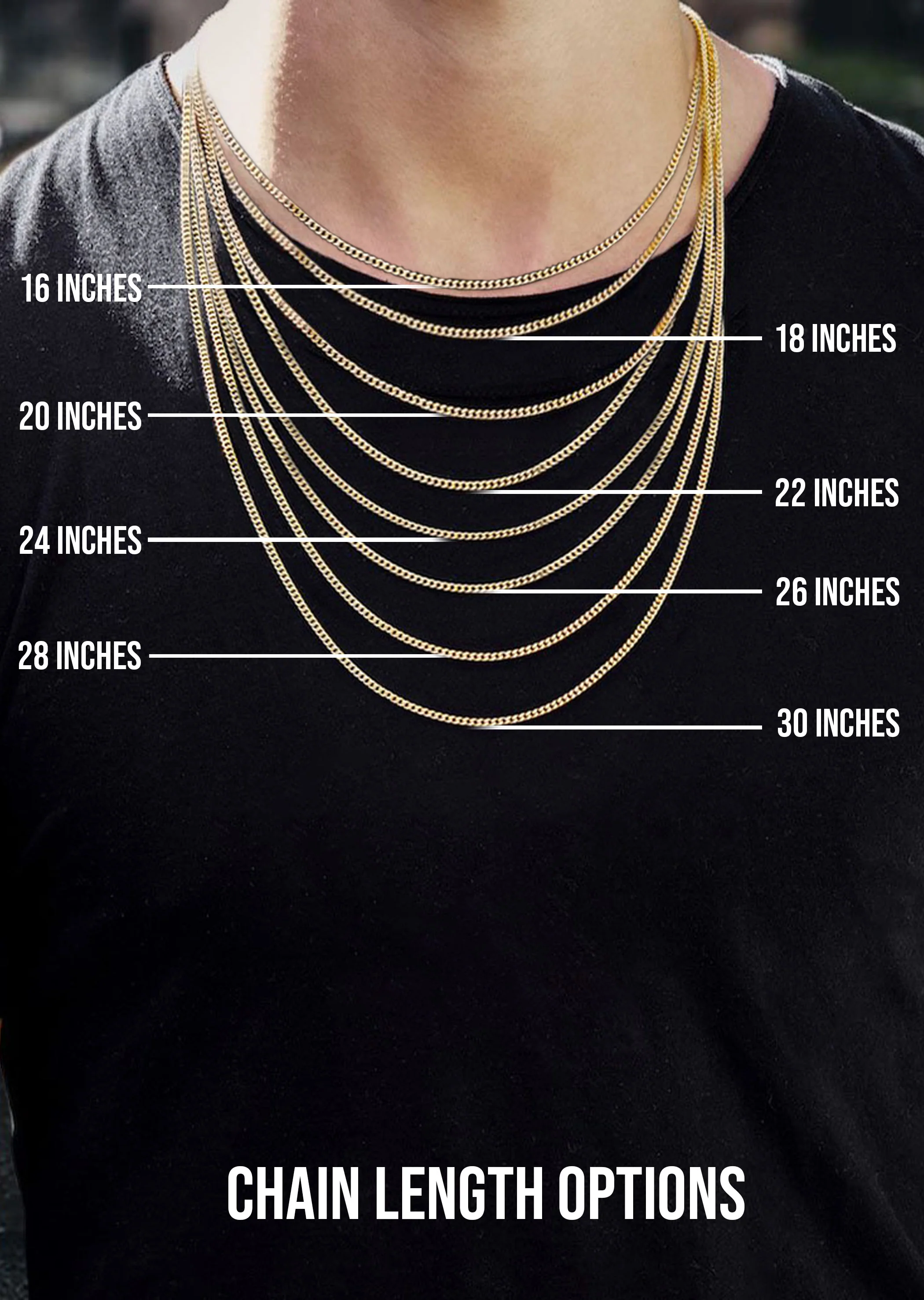 Silver Chain - Mens Gold Chain / Rope Chain / 2.2 MM - Image 8