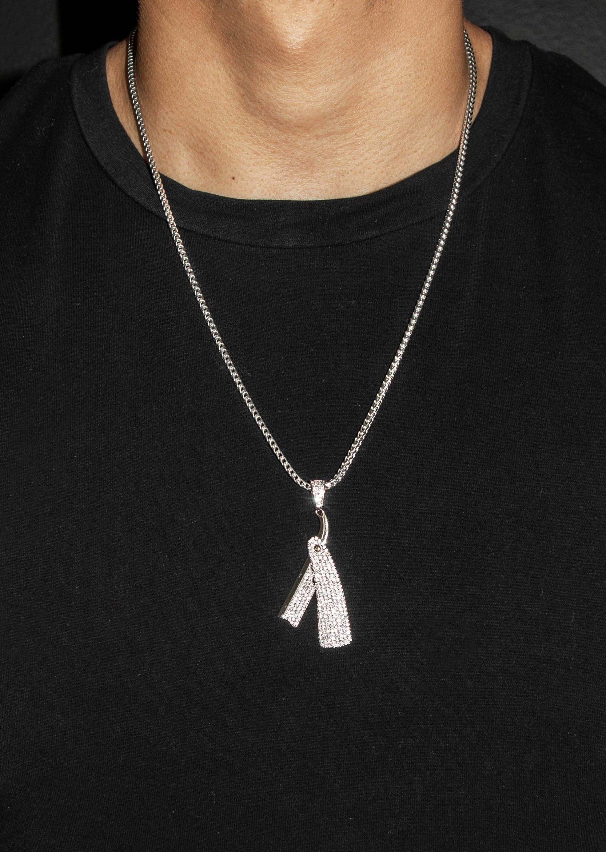 Silver Barber Razor Necklace | 21 Grams - Image 5