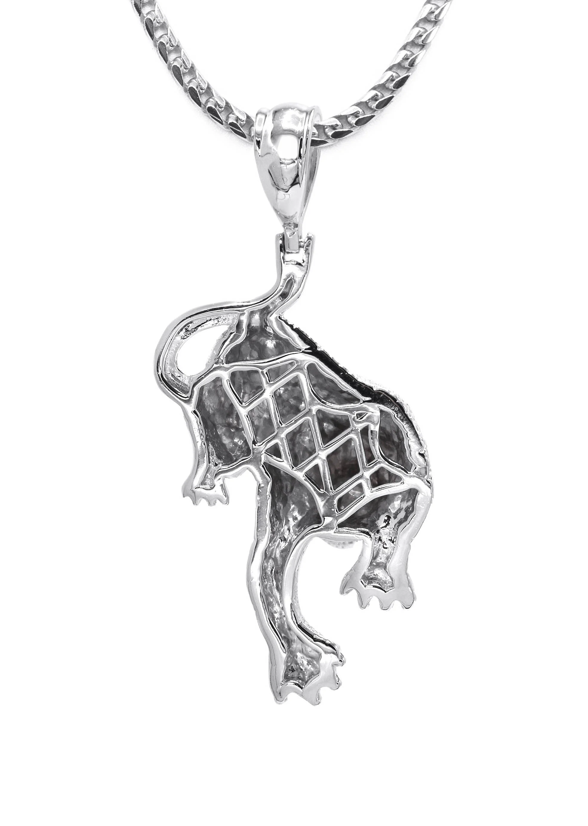 Silver Cheetah Necklace | 27 Grams - Image 3