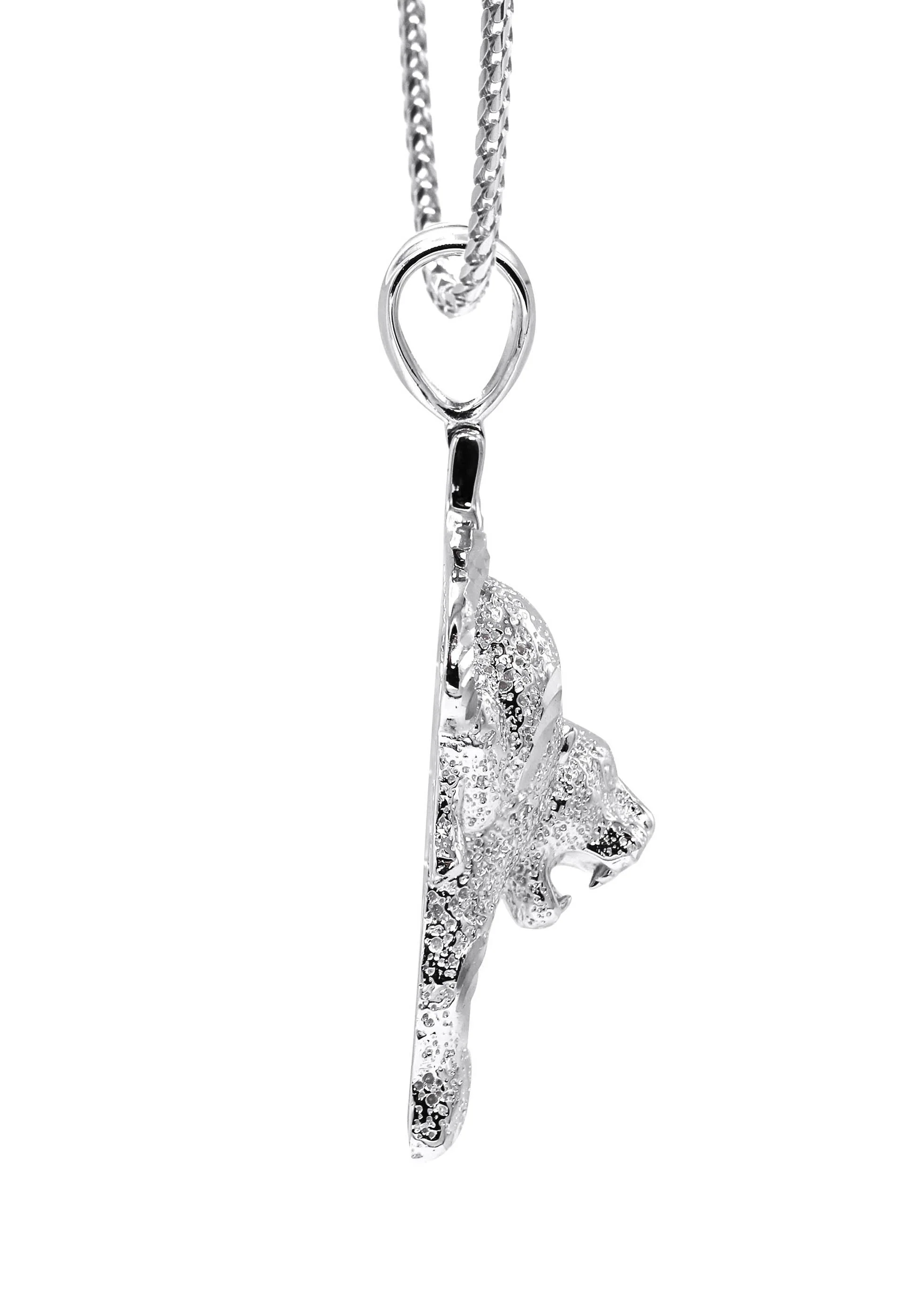 Silver Cheetah Necklace | 27 Grams - Image 4