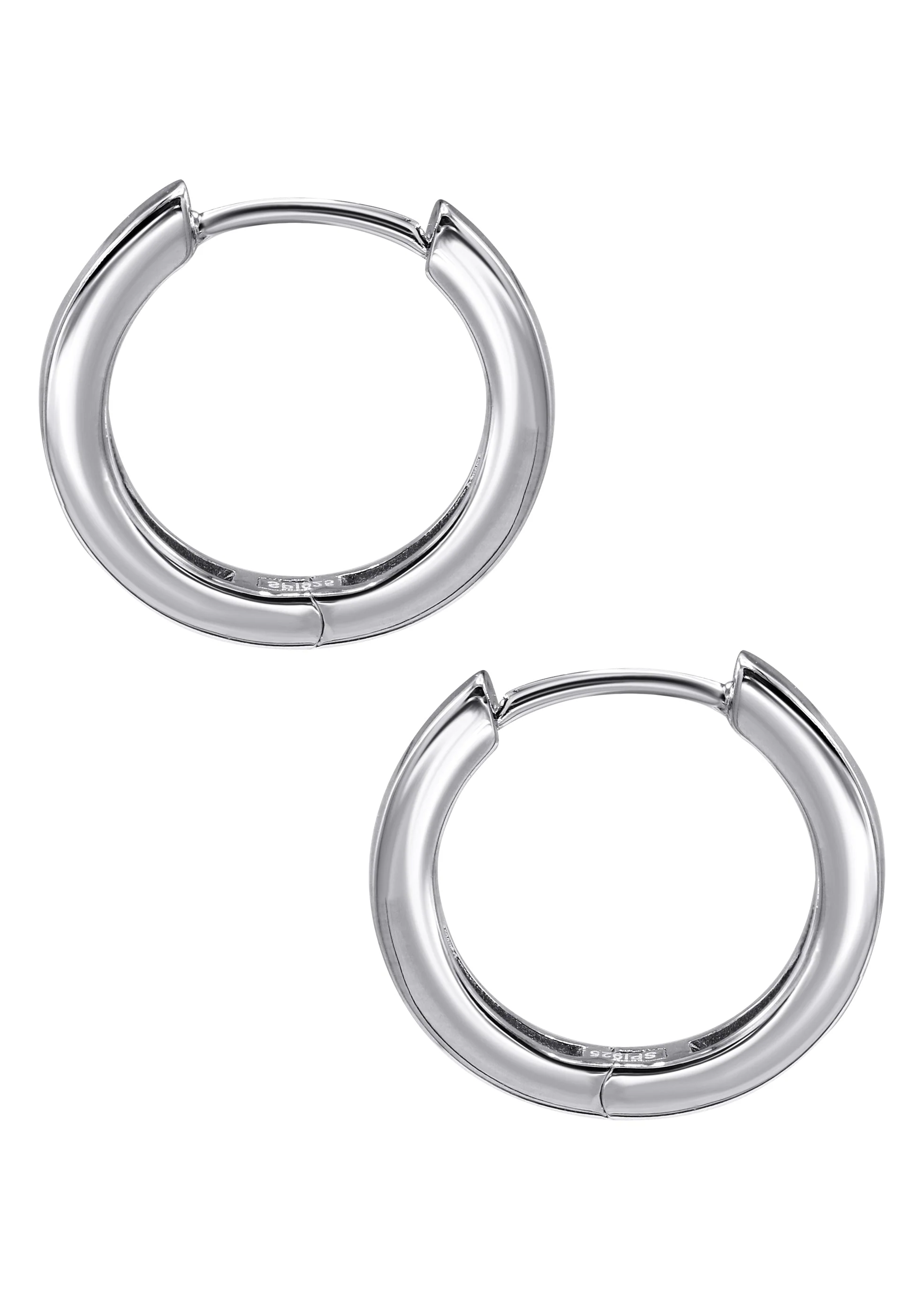 Silver Hoop Earring | Appx. 2.7 Grams - Image 3