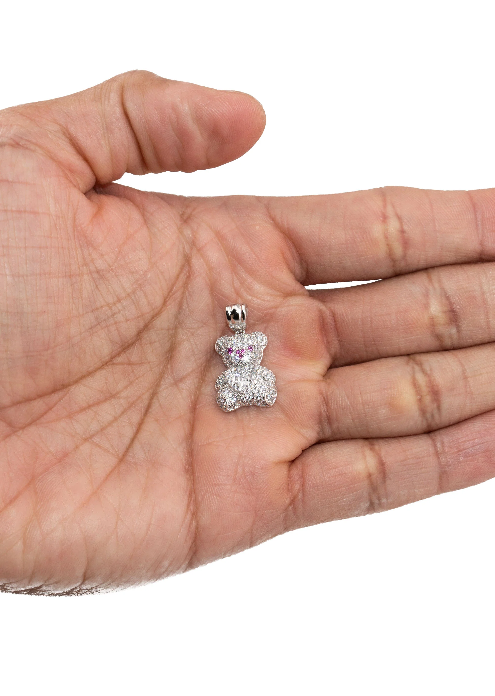 Silver Pendant - Teddy Bear Pendant | Appx 3 Grams - Image 4
