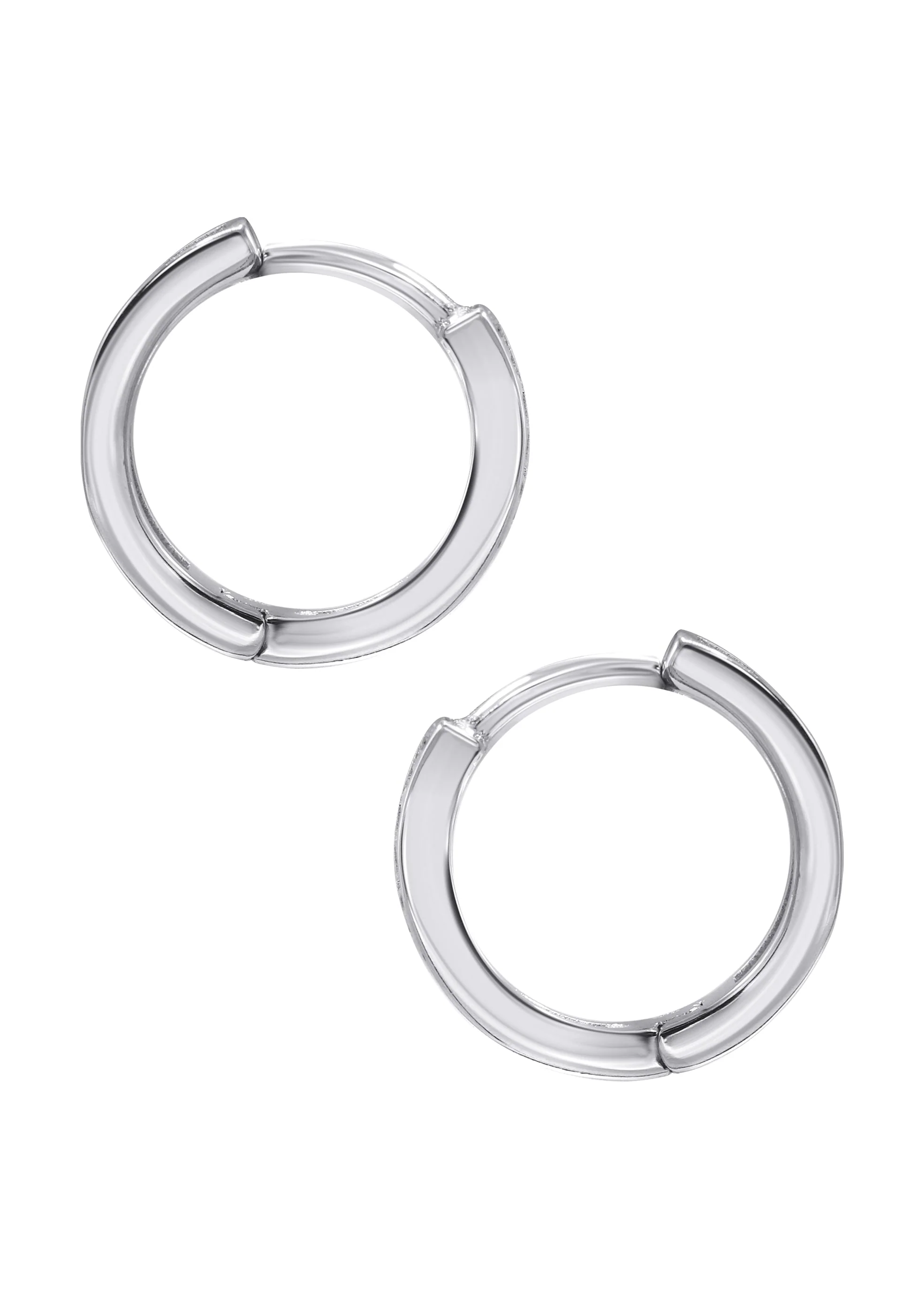 Silver Round CZ Stud Earrings | Appx. 1.5 Grams - Image 3