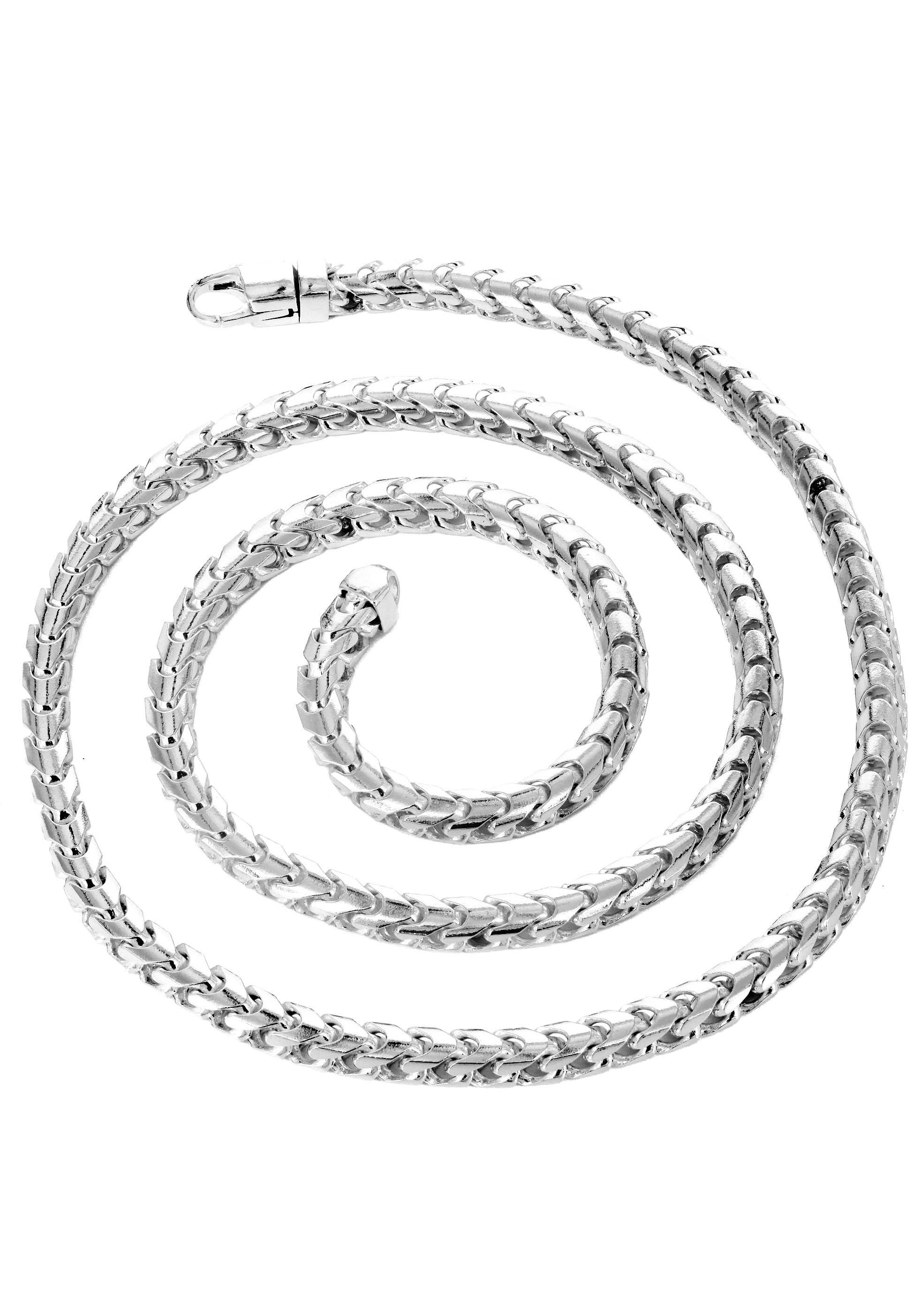 Mens Solid Franco Chain 10K White Gold - Image 3