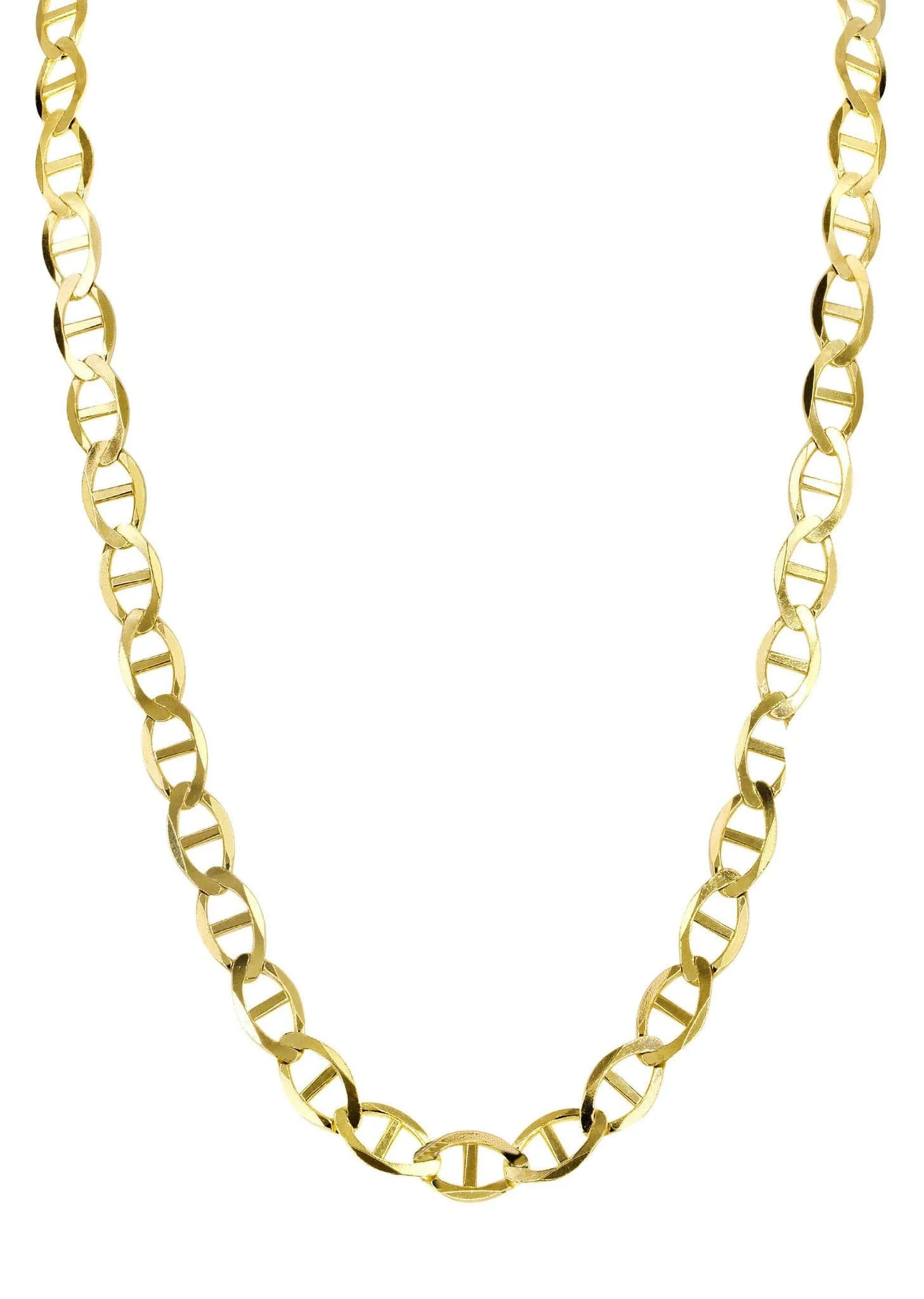 Solid Mariner Chain 14K Gold - Image 3