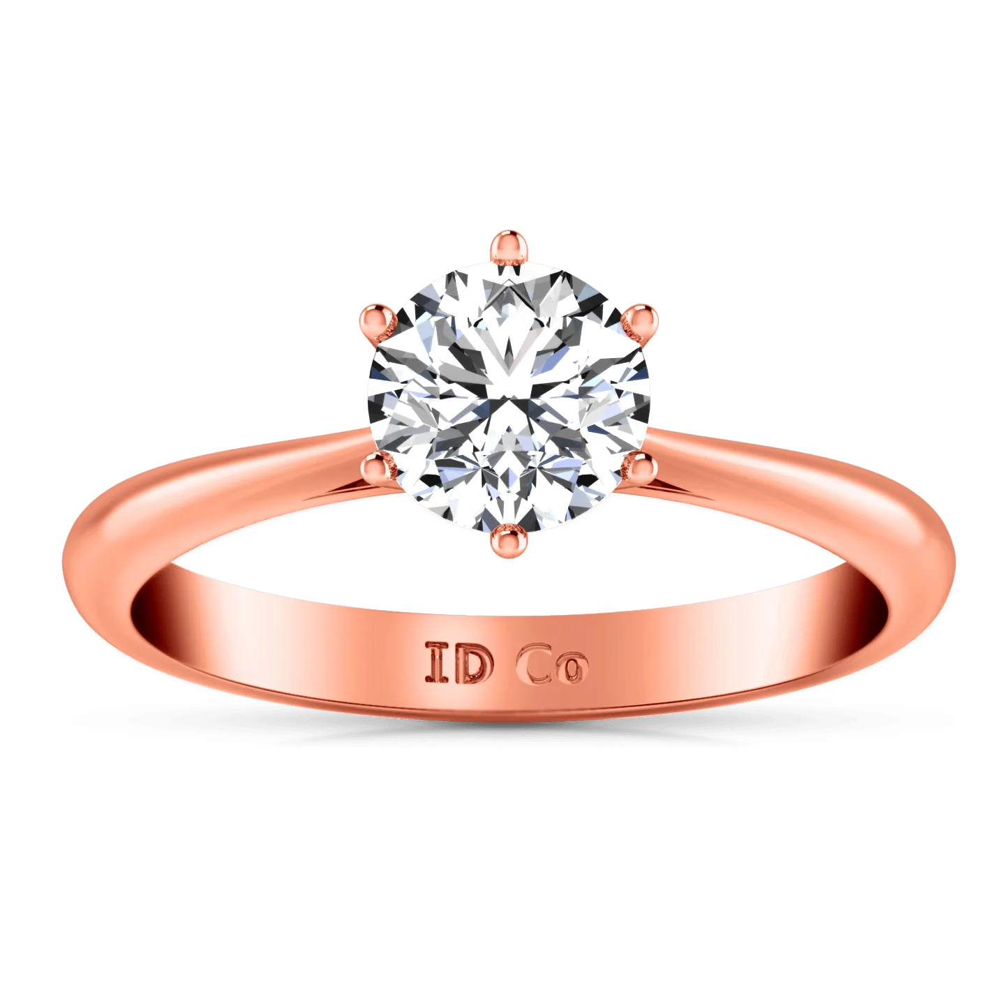 Solitaire Diamond Engagement Ring Alexa  14K Rose Gold