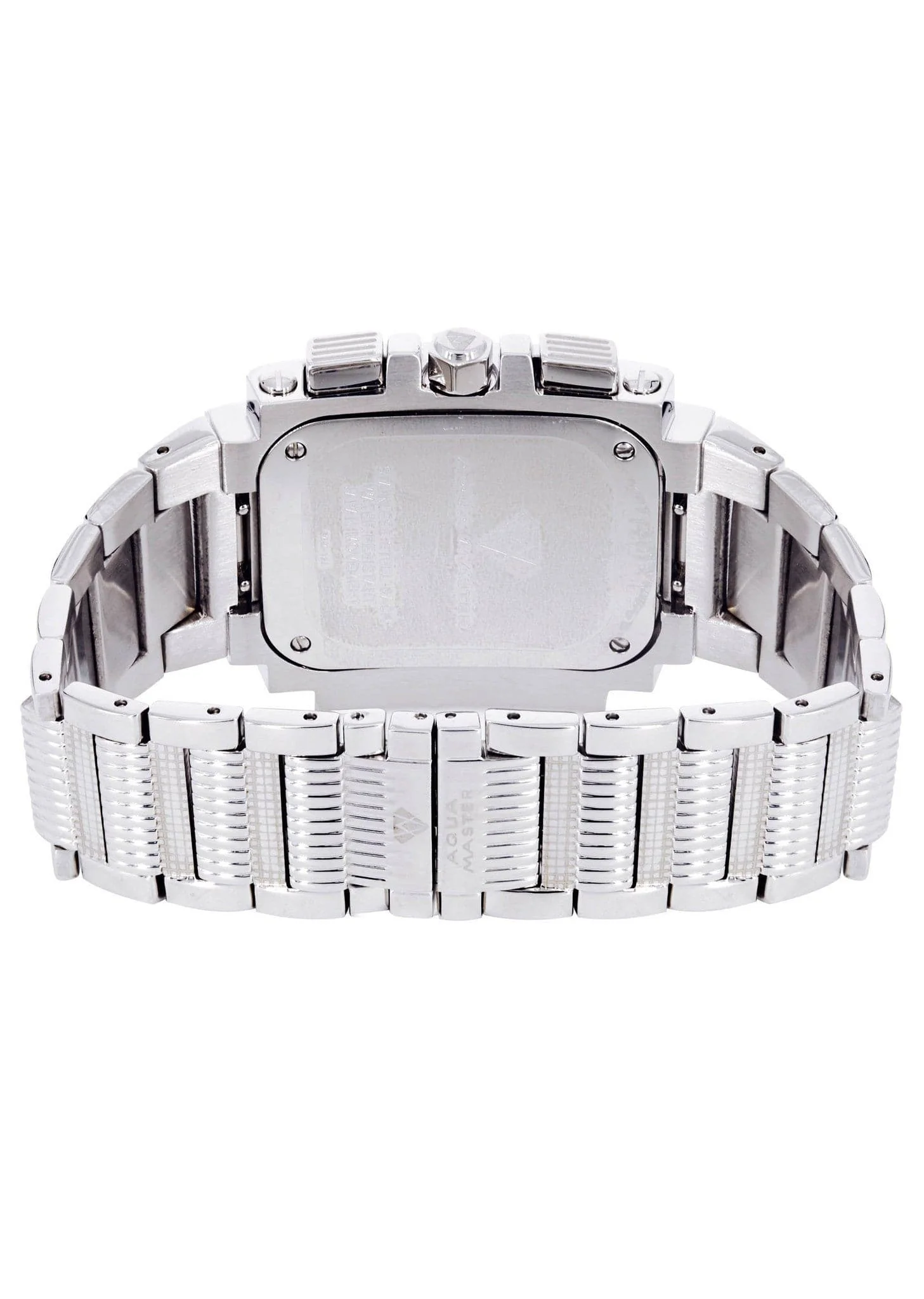 Mens White Gold Tone Diamond Watch | Appx. 0.16 Carats - Image 2