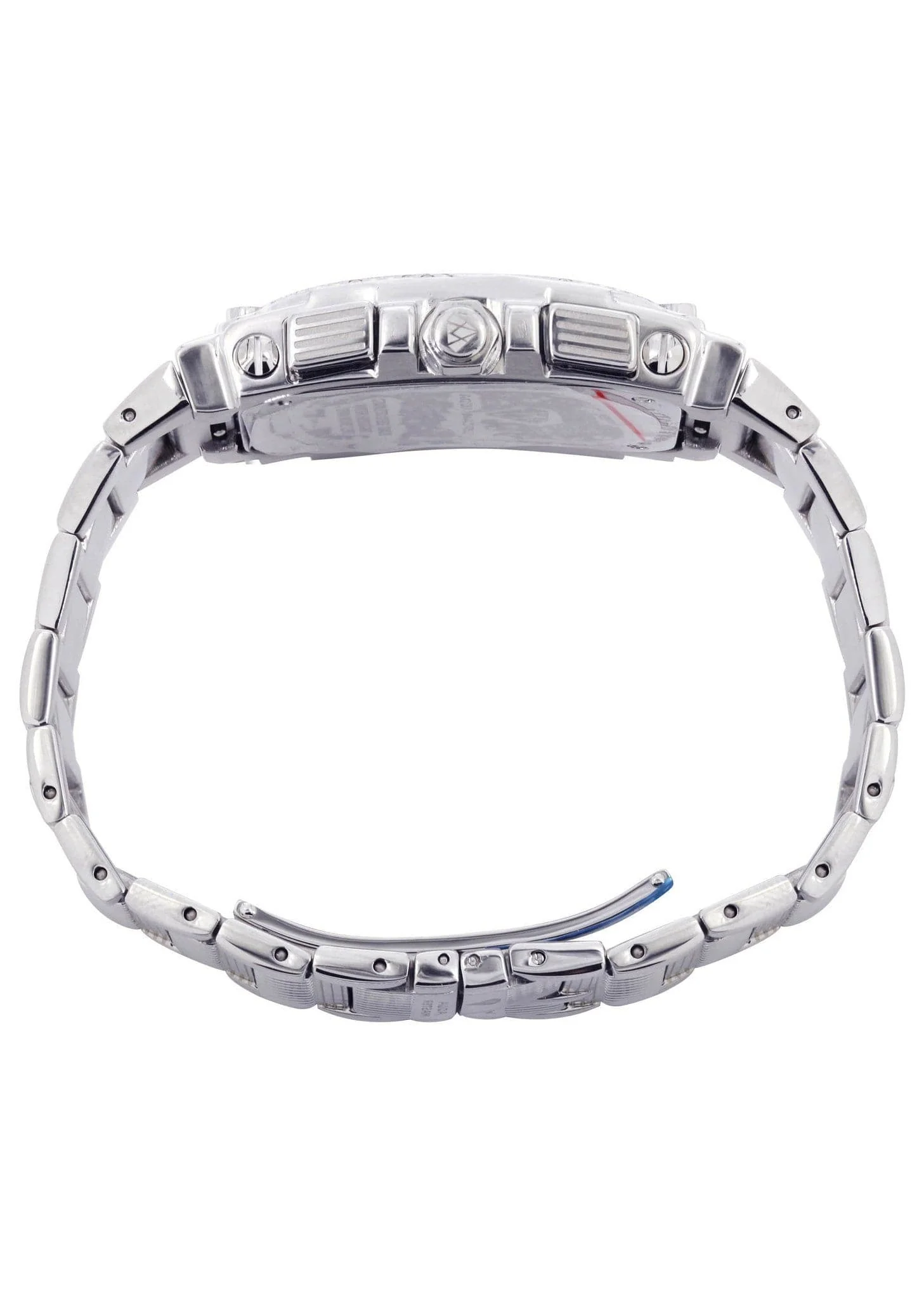 Mens White Gold Tone Diamond Watch | Appx. 0.16 Carats - Image 3