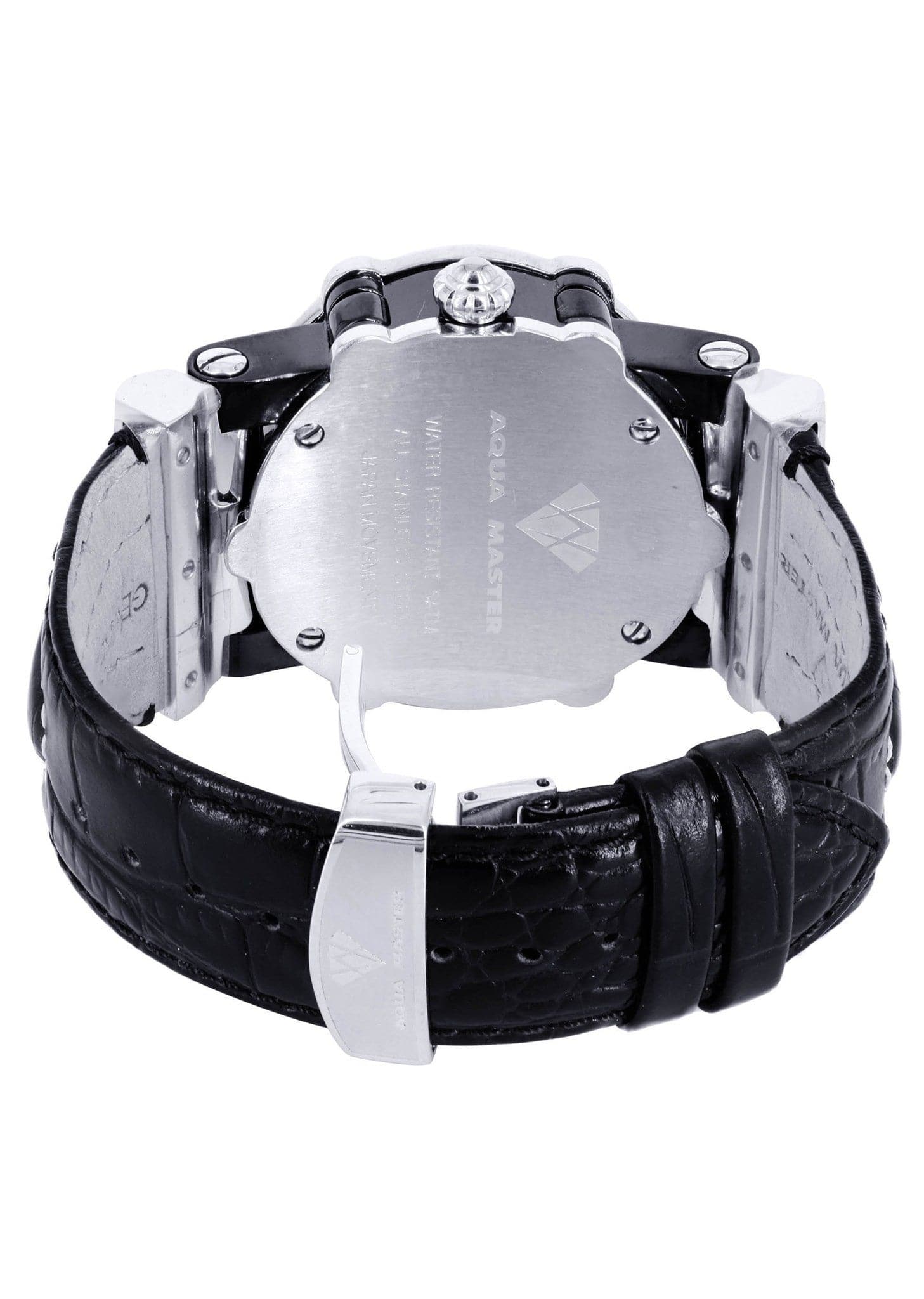 Mens White Gold Tone Diamond Watch | Appx. 0.19 Carats - Image 2