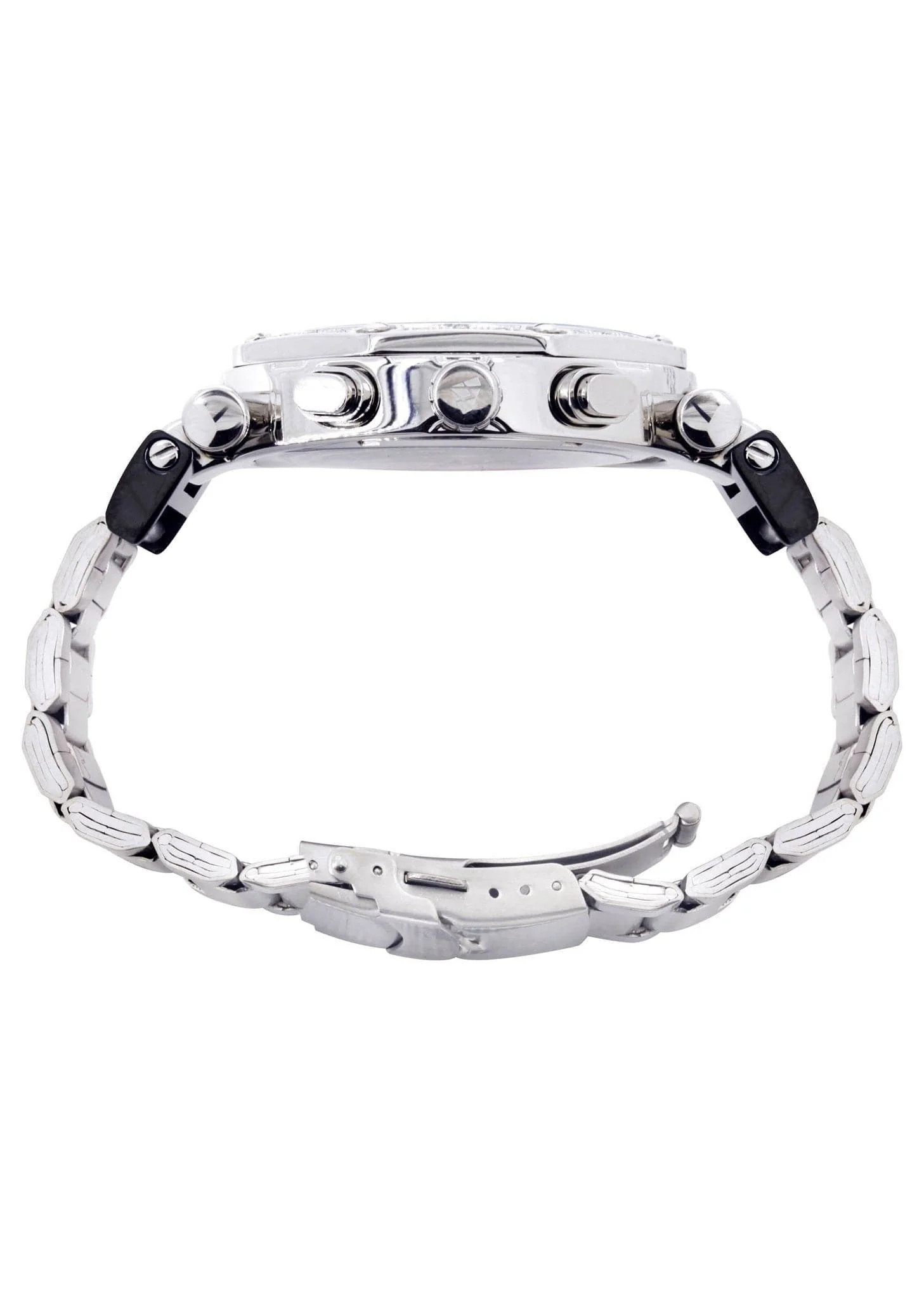 Mens White Gold Tone Diamond Watch | Appx. 0.26 Carats - Image 3