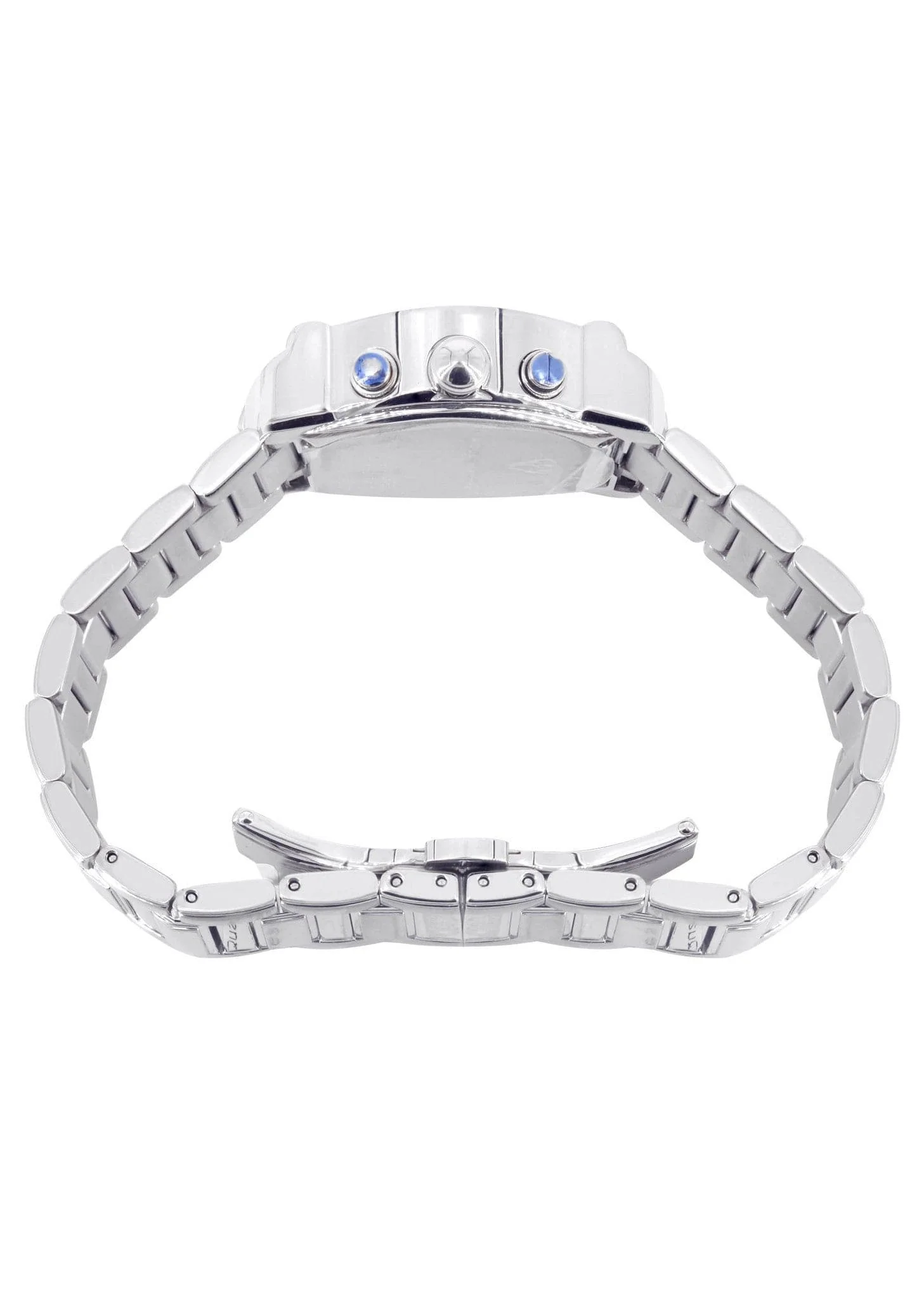 Mens White Gold Tone Diamond Watch | Appx. 0.65 Carats - Image 3
