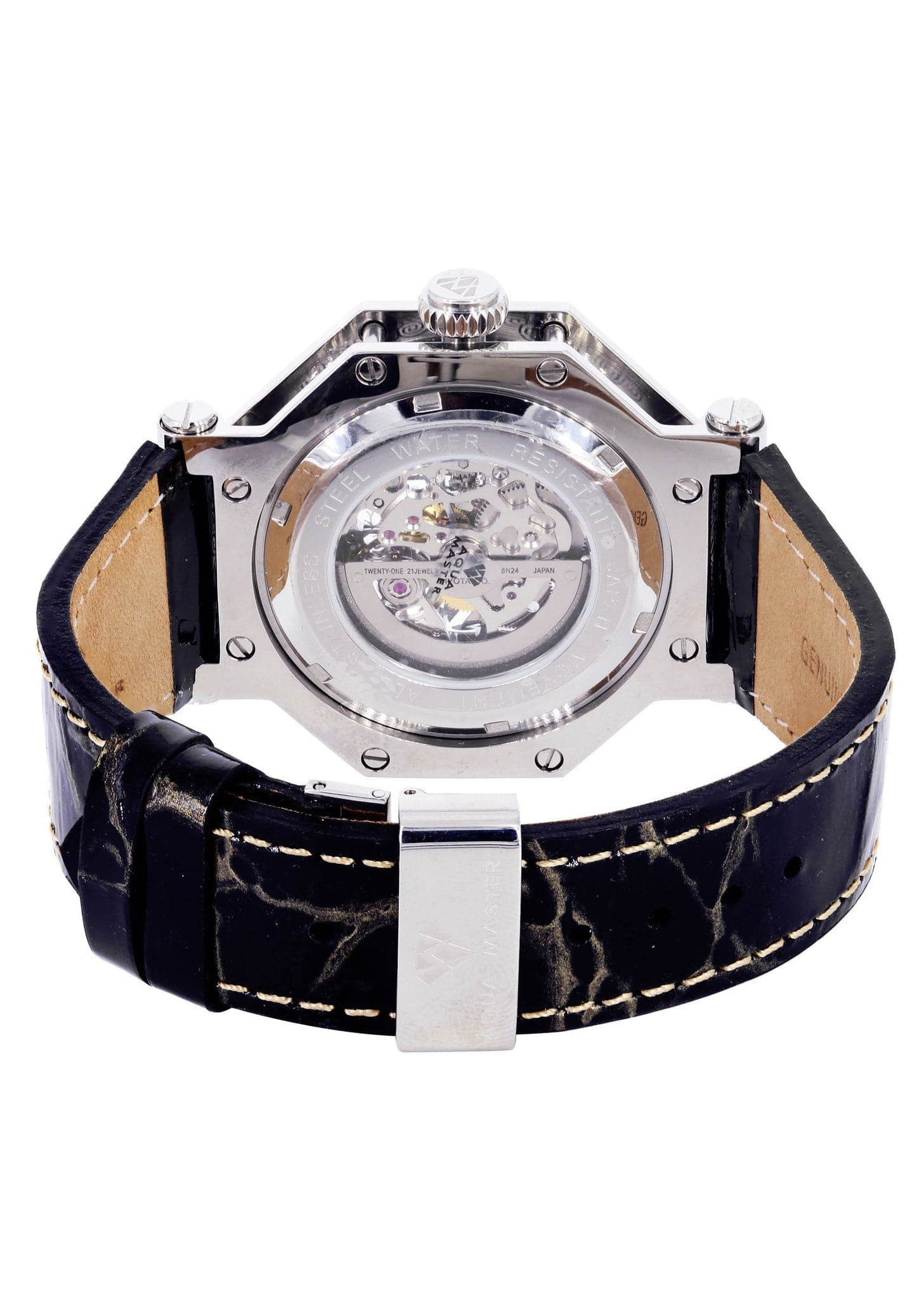 Mens White Gold Tone Diamond Watch | Appx. 1.02 Carats - Image 2