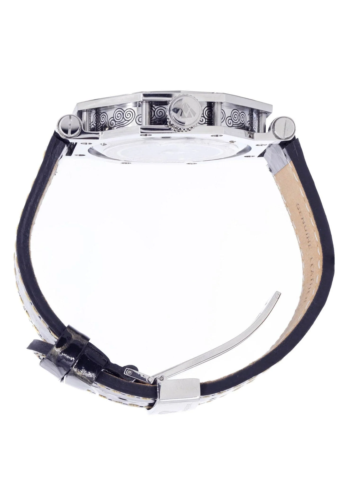Mens White Gold Tone Diamond Watch | Appx. 1.02 Carats - Image 3