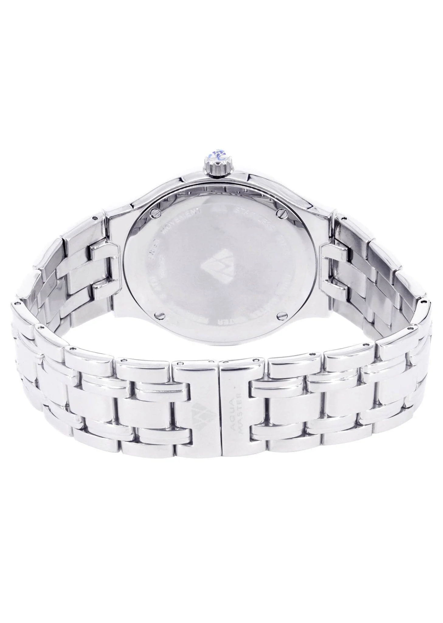 Mens White Gold Tone Diamond Watch | Appx. 1.05 Carats - Image 2