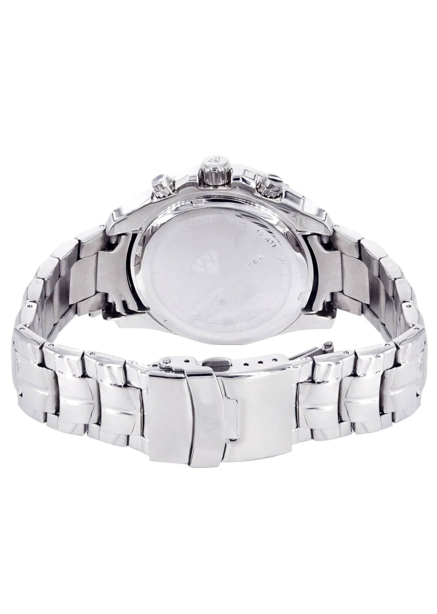 Mens White Gold Tone Diamond Watch | Appx. 1.53 Carats - Image 2