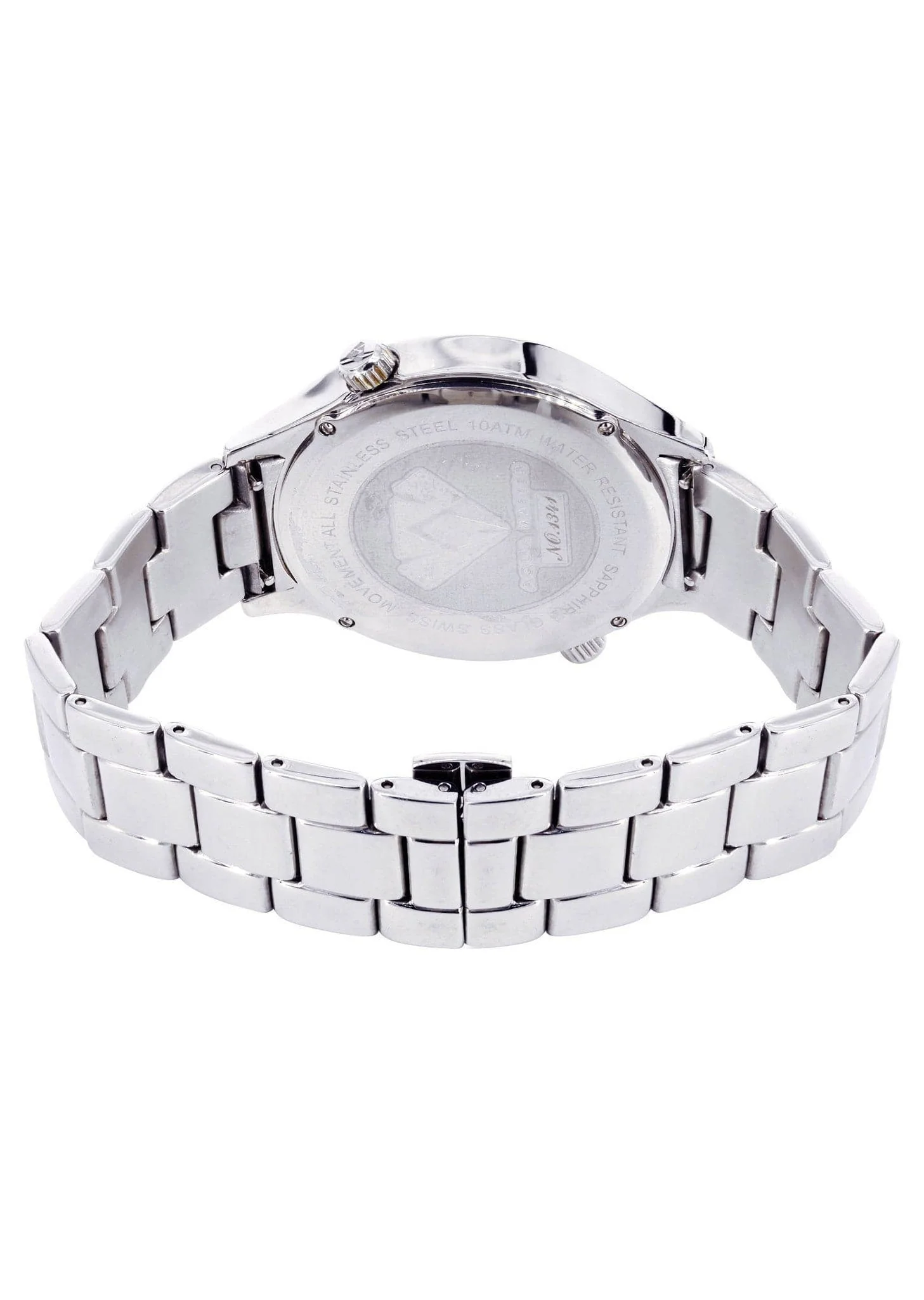 Mens White Gold Tone Diamond Watch | Appx. 2.47 Carats - Image 2