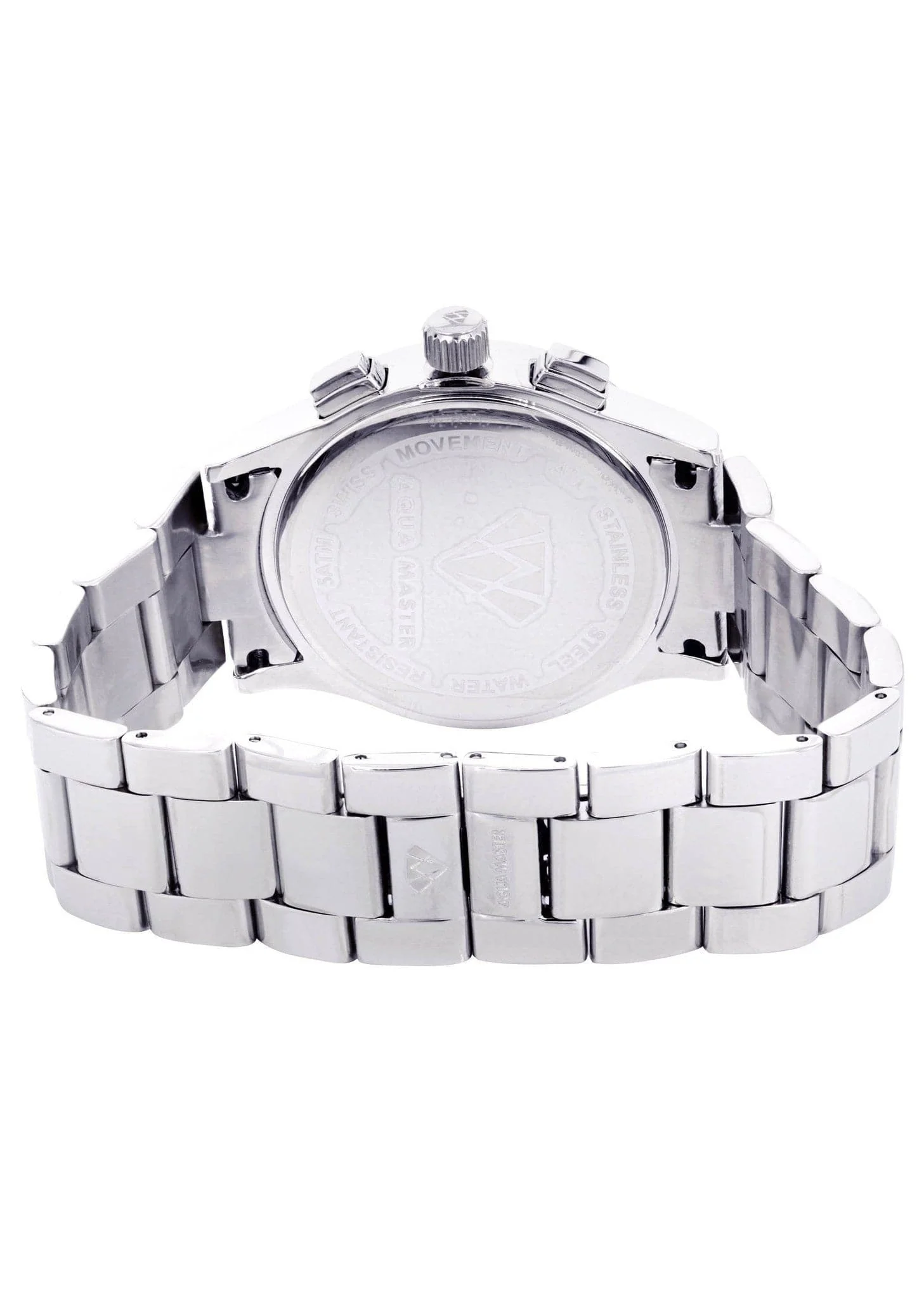 Mens White Gold Tone Diamond Watch | Appx. 2 Carats - Image 2