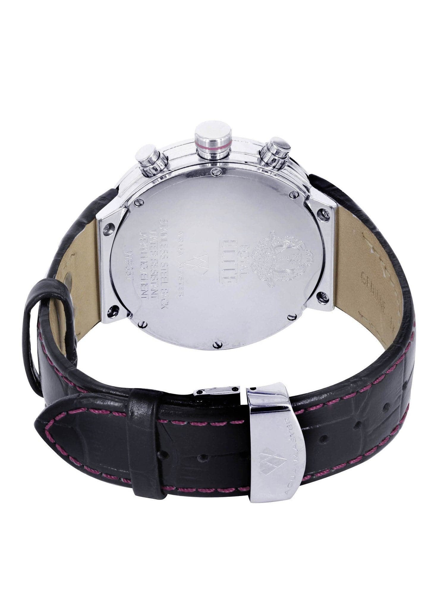 Mens White Gold Tone Watch - Image 2