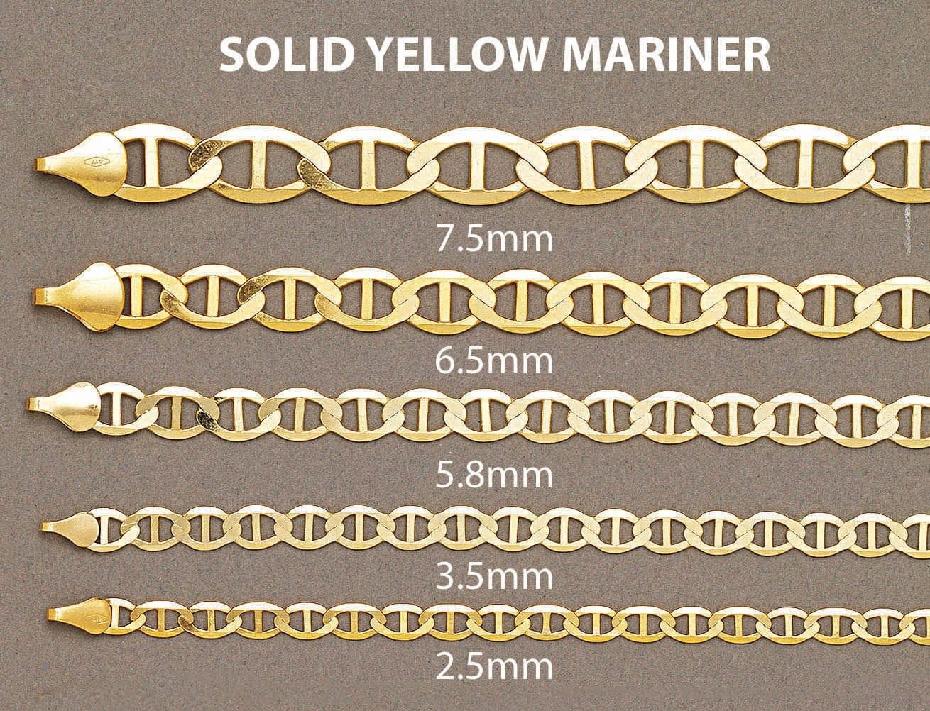 14K Gold Bracelet Solid Mariner For Women - Image 4