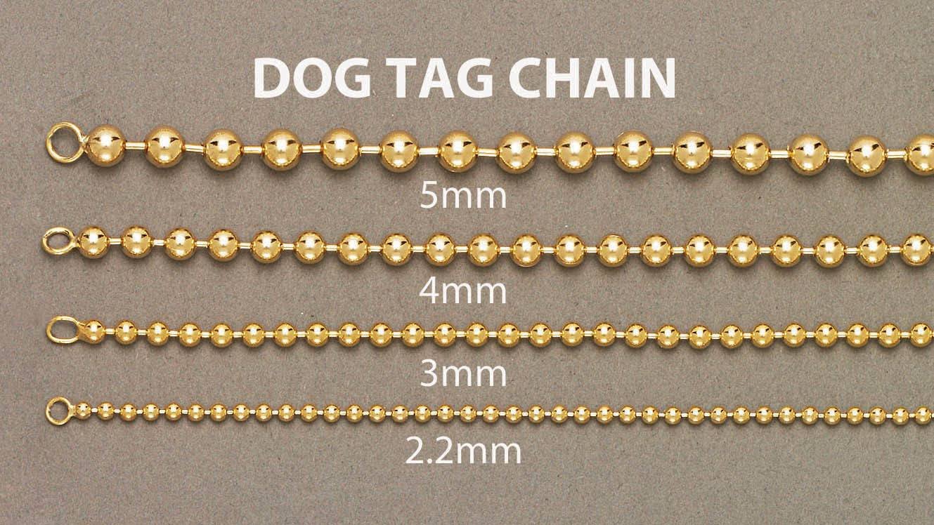 Womens Dog Tag Bracelet 10K Yellow Gold - Image 4