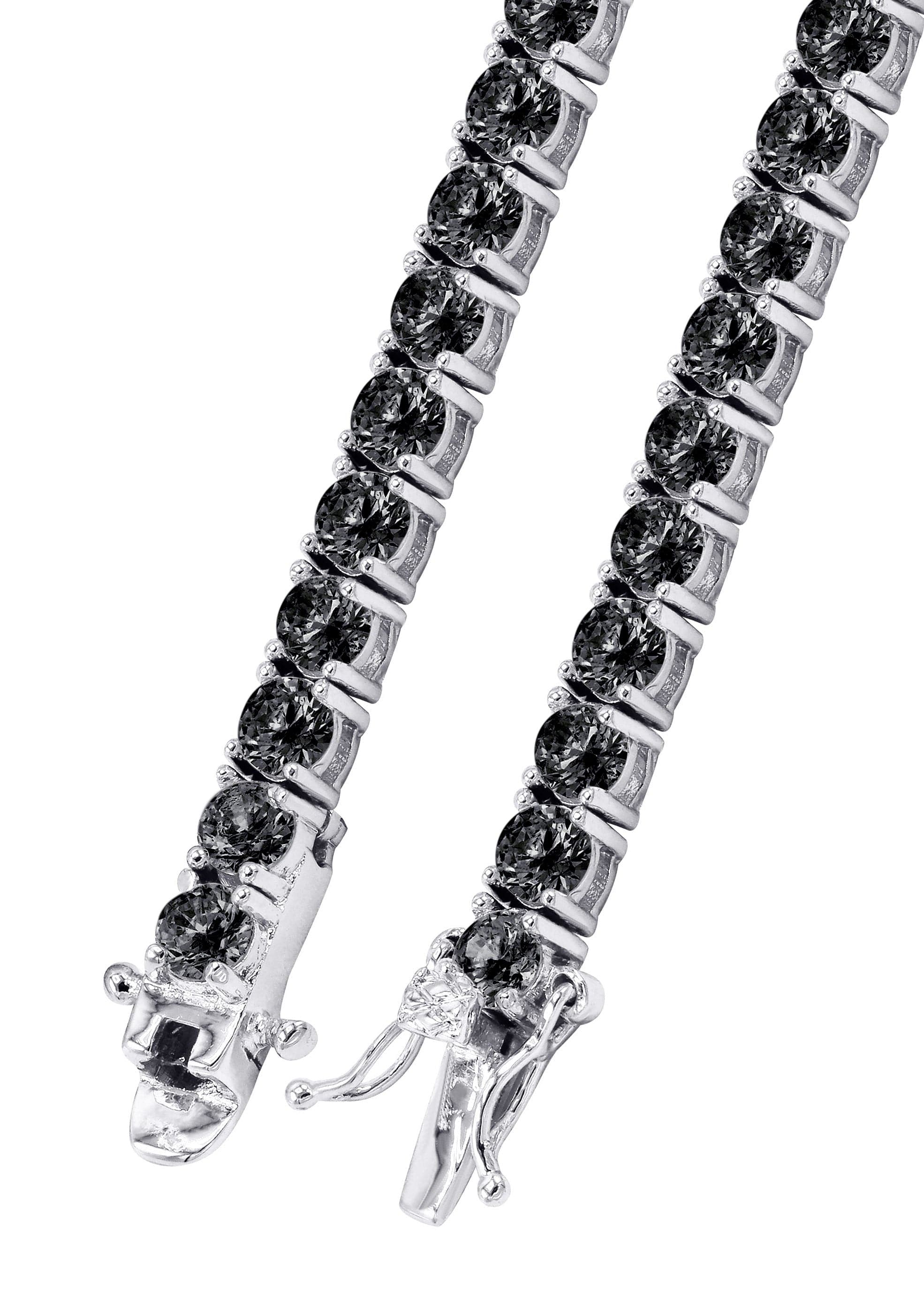 Women Jewelry - Diamond Necklace For Women | Black Diamond Tennis Chain - Image 3