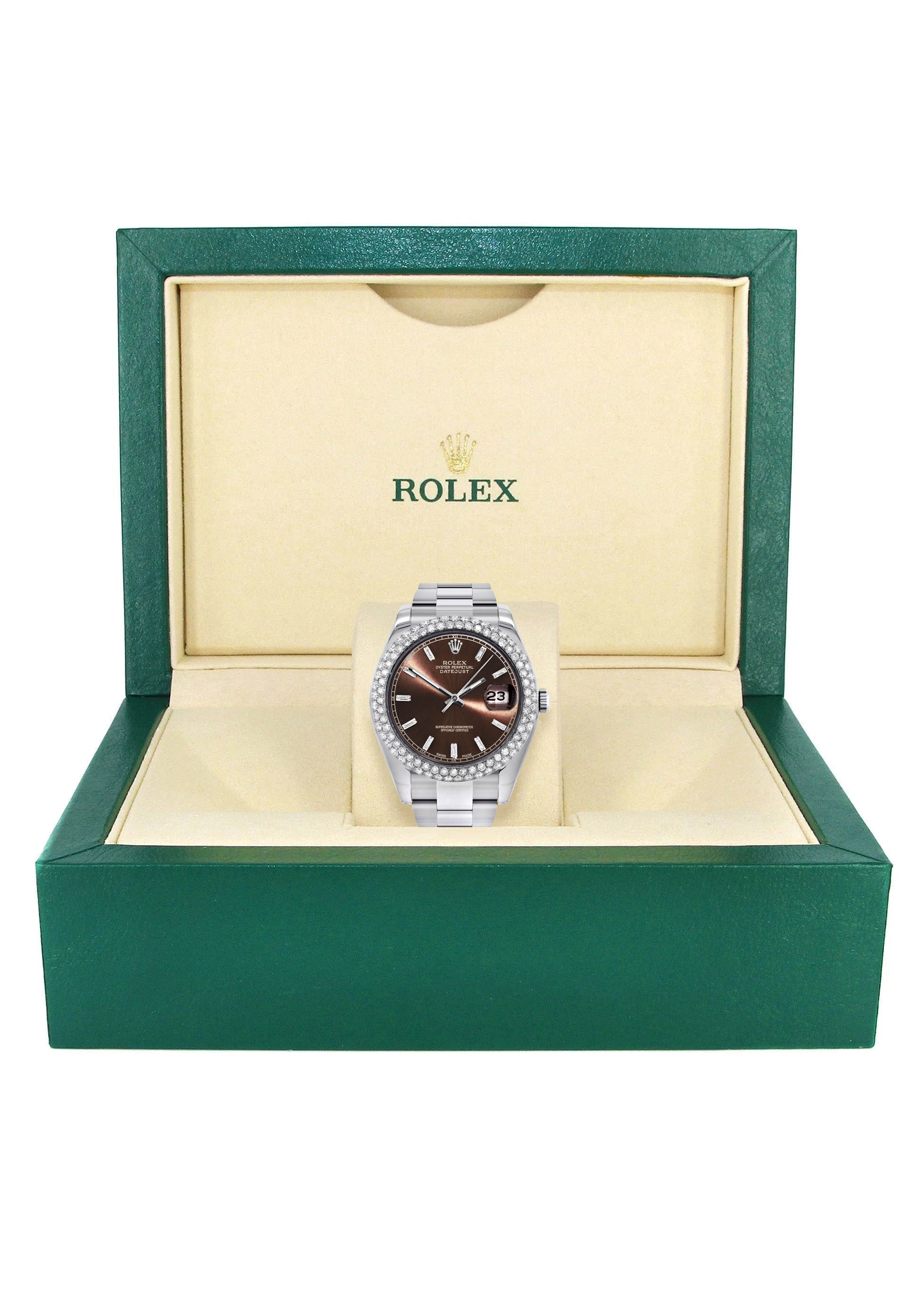 Womens Rolex Datejust II Watch | 41 MM | Brown Dial | Two Row | Oyster Band - Image 5