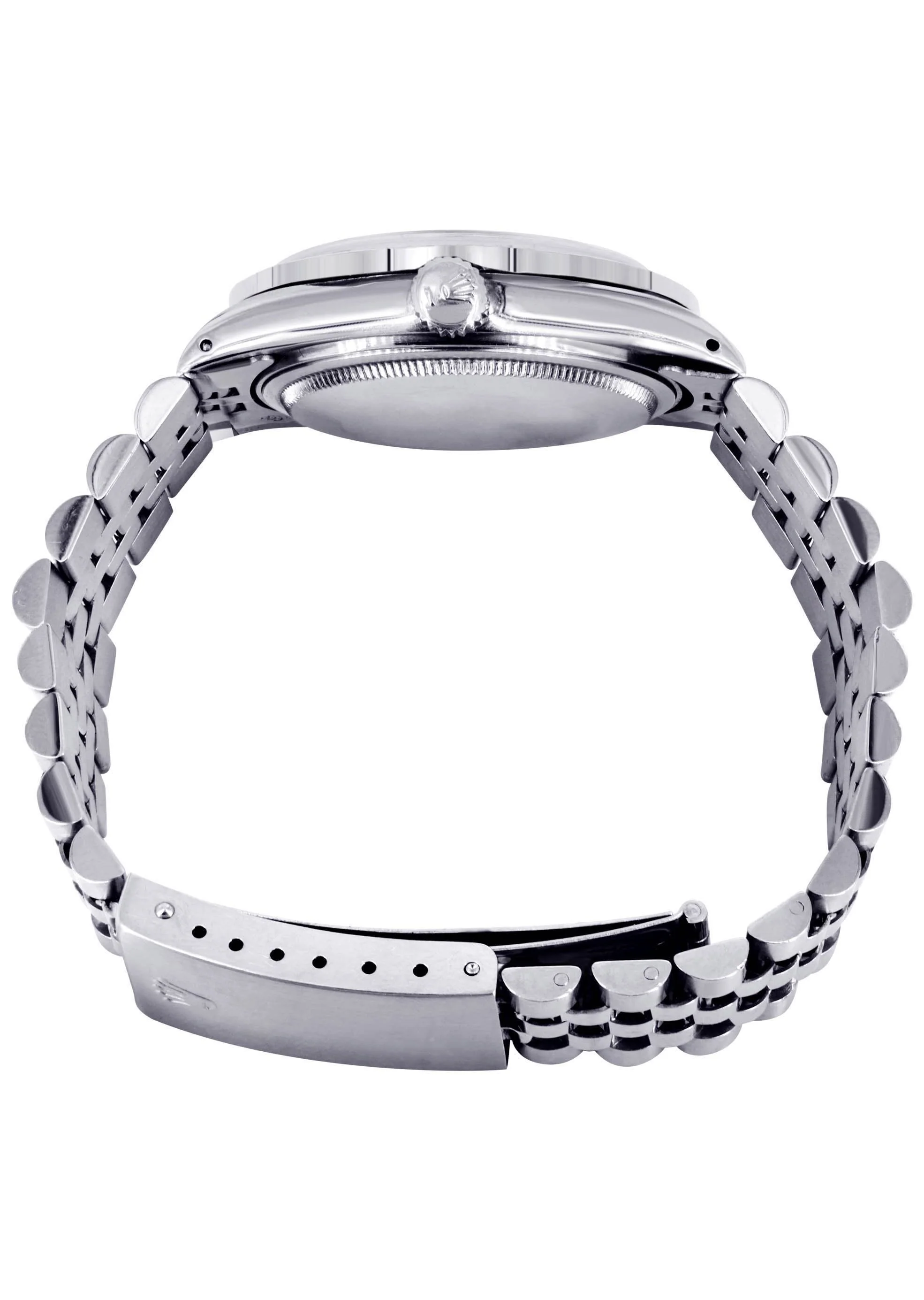 Womens Rolex Datejust Watch 16200 | Fluted Bezel | 36Mm | Light Blue Mother of Pearl Dial | Fluted Bezel | Jubilee Band - Image 3