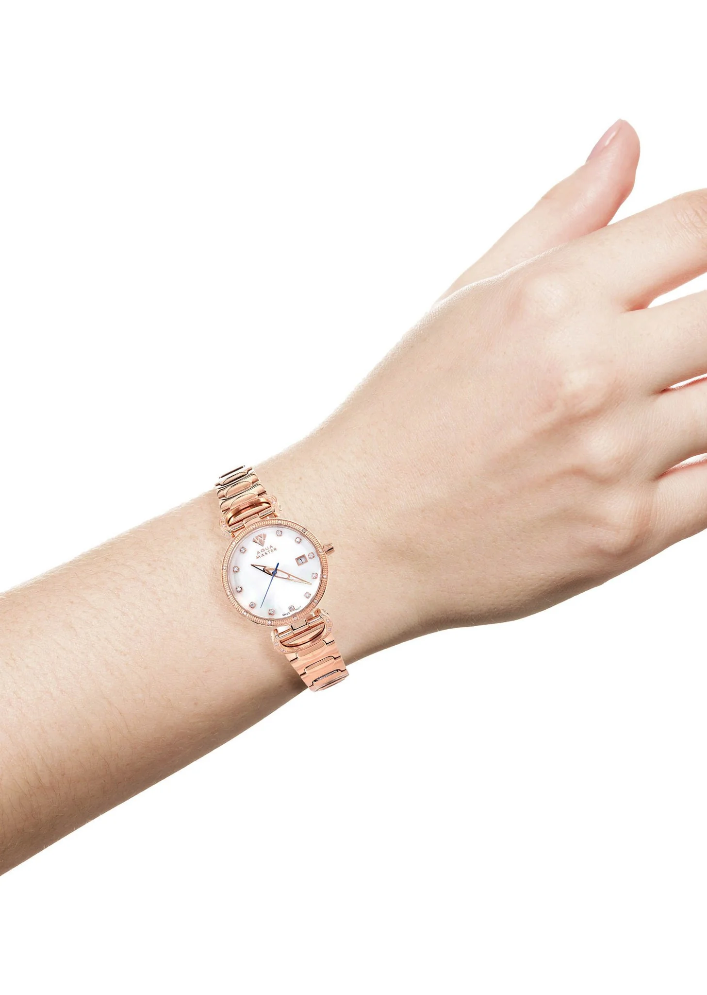 Womens Rose Gold Tone Diamond Watch | Appx 0.3 Carats - Image 4