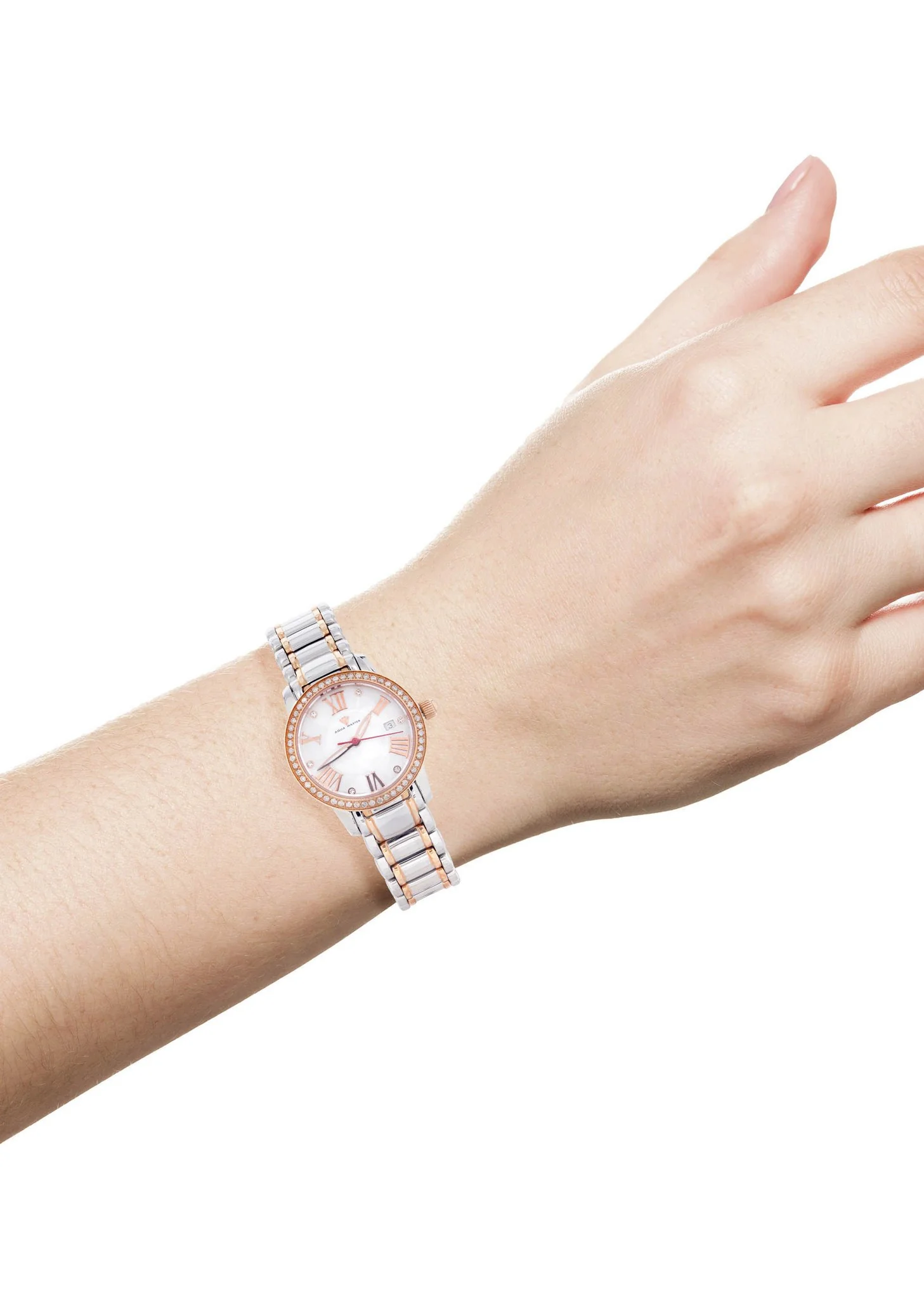 Womens Rose Gold Tone Diamond Watch | Appx 0.54 Carats - Image 4