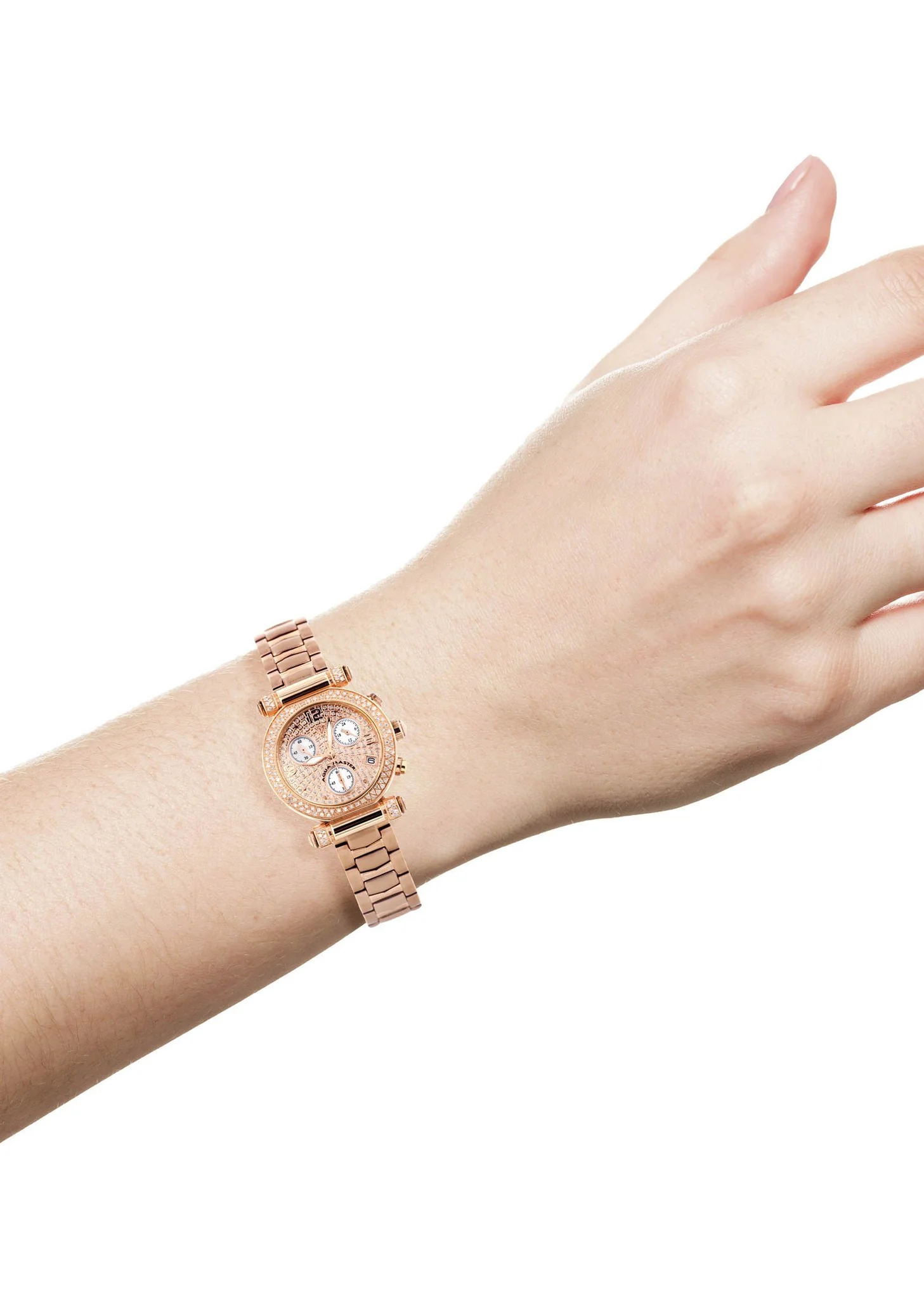 Womens Rose Gold Tone Diamond Watch | Appx 0.85 Carats - Image 4