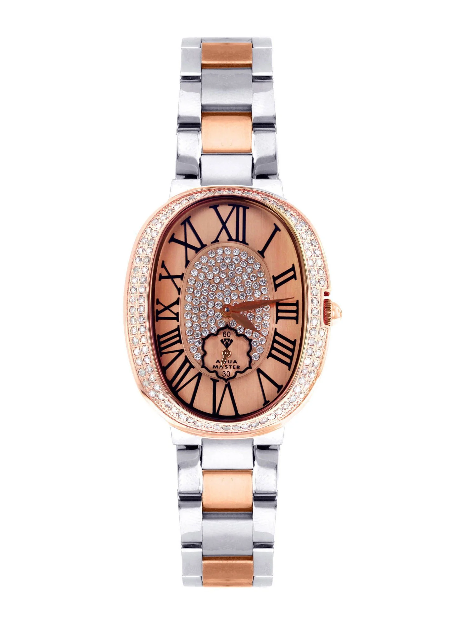 Womens Rose Gold Tone Diamond Watch | Appx 0.87 Carats