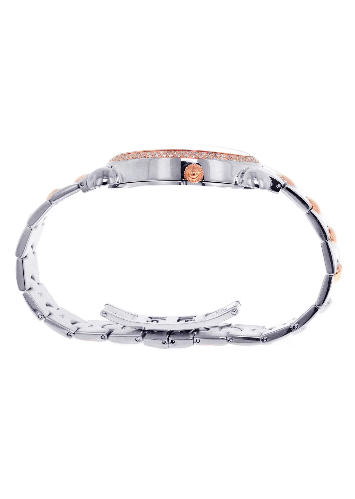 Womens Rose Gold Tone Diamond Watch | Appx 0.87 Carats - Image 3