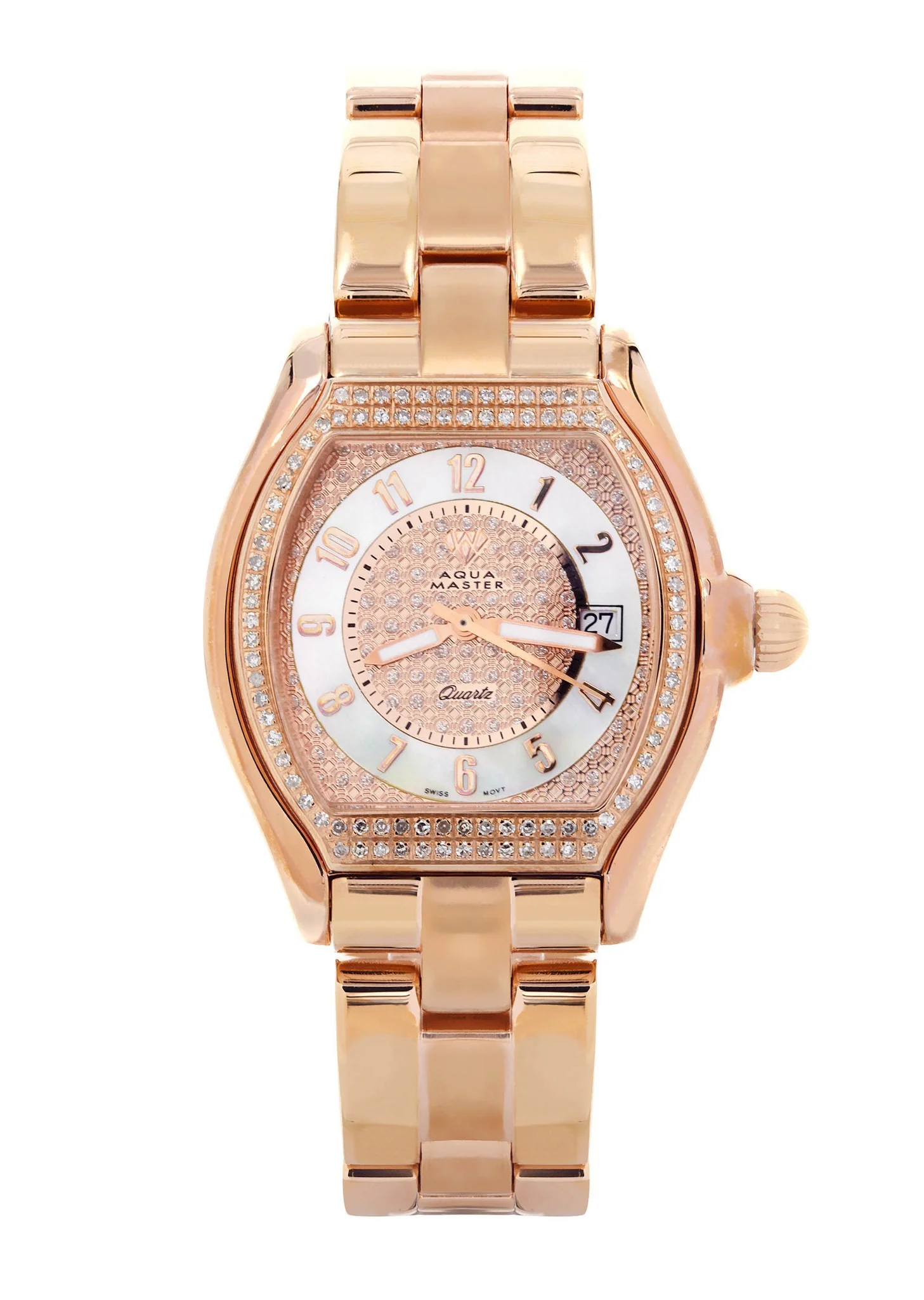 Womens Rose Gold Tone Diamond Watch | Appx 1.26 Carats