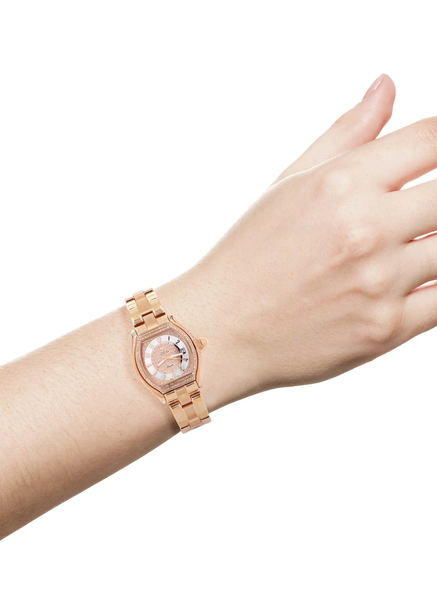 Womens Rose Gold Tone Diamond Watch | Appx 1.26 Carats - Image 4