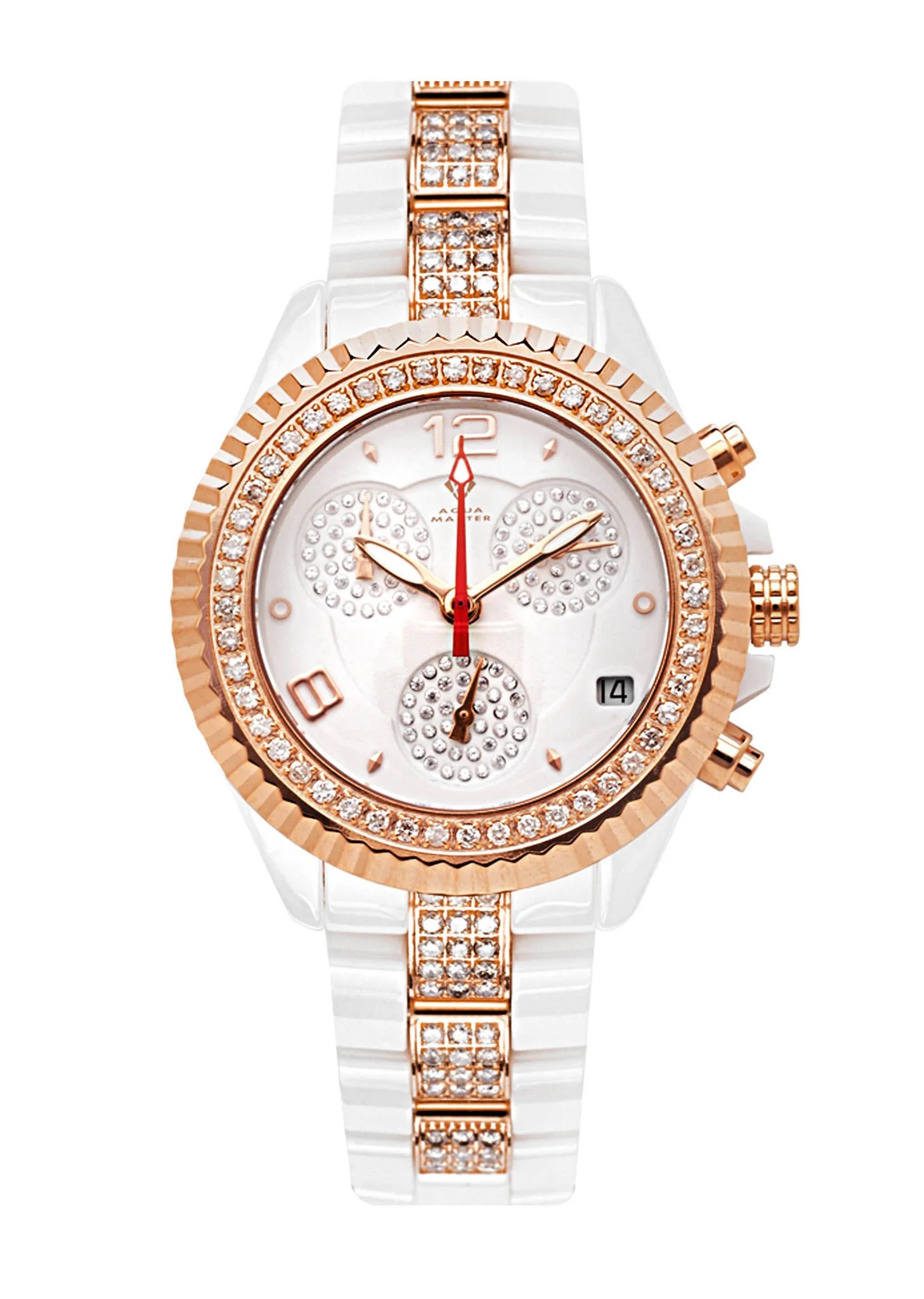 Womens Rose Gold Tone Diamond Watch | Appx 3 Carats