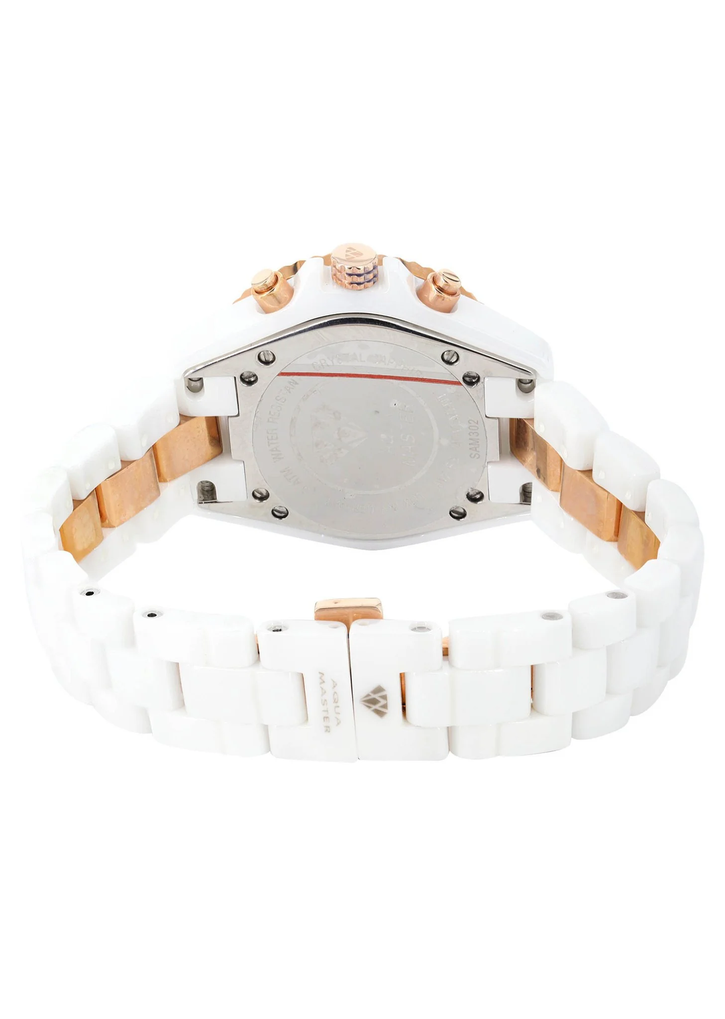 Womens Rose Gold Tone Diamond Watch | Appx 3 Carats - Image 2