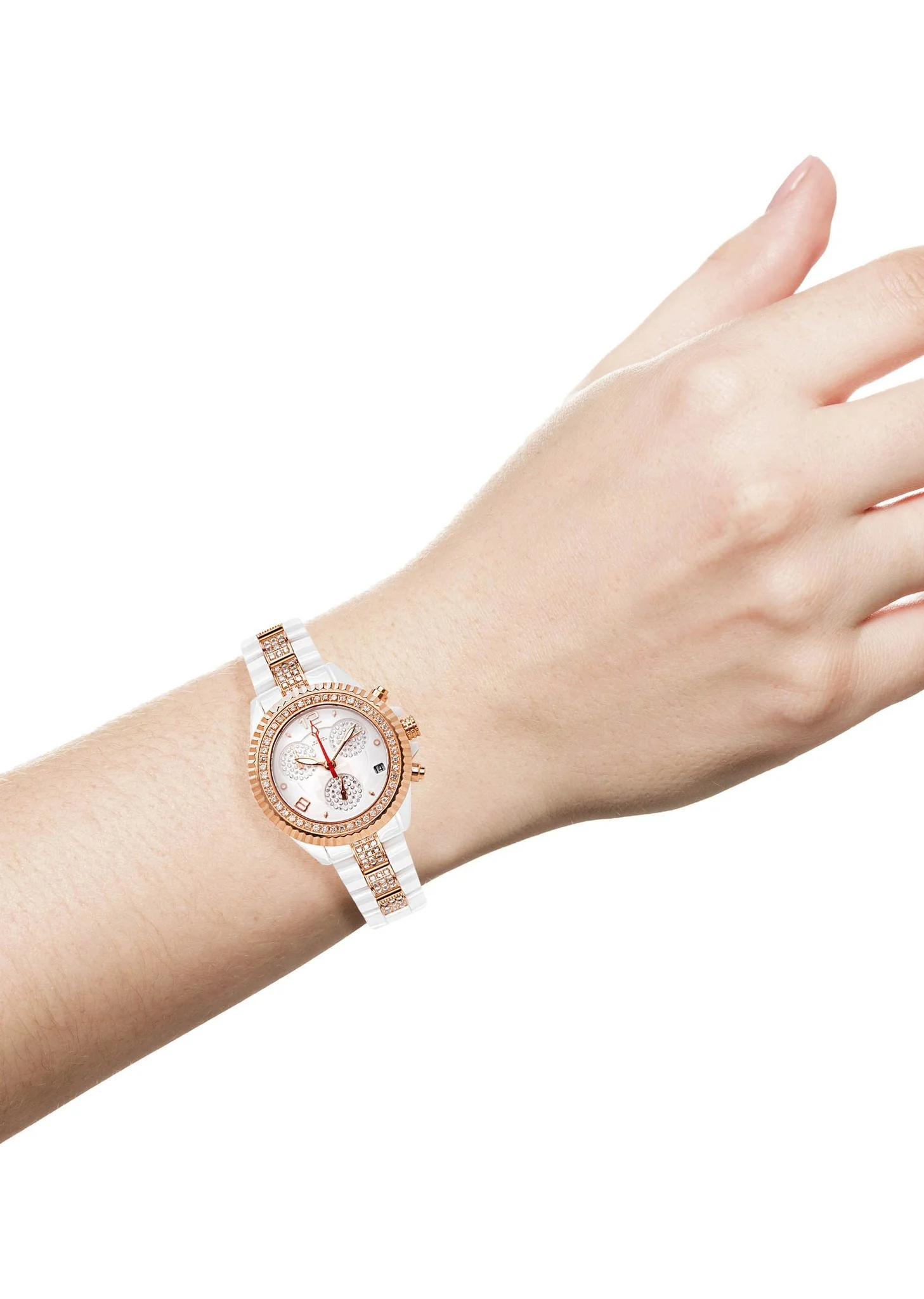 Womens Rose Gold Tone Diamond Watch | Appx 3 Carats - Image 4