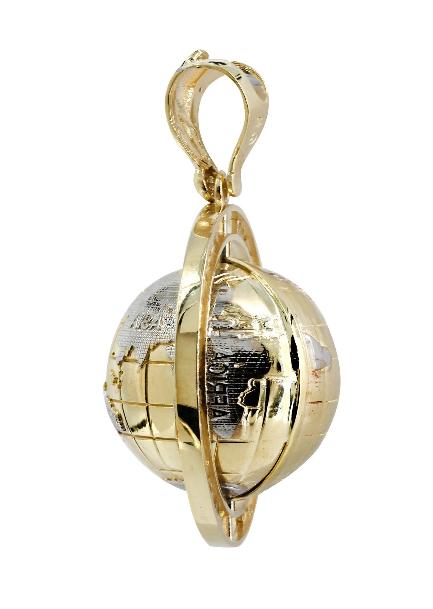 World Is Mine Pendant 10K Gold | 24 Grams - Image 2