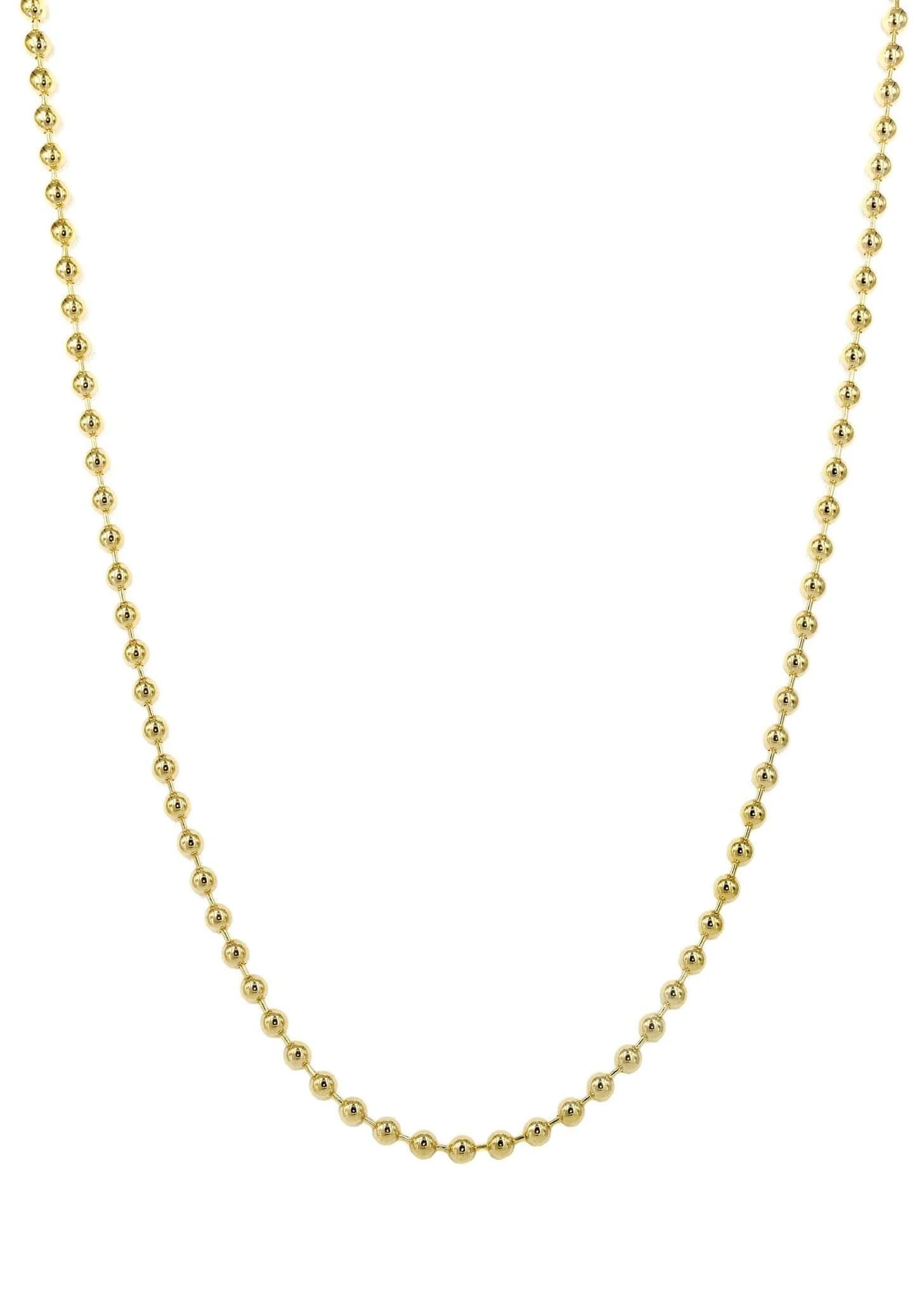 Dog Tag Chain 14K Gold - Image 3