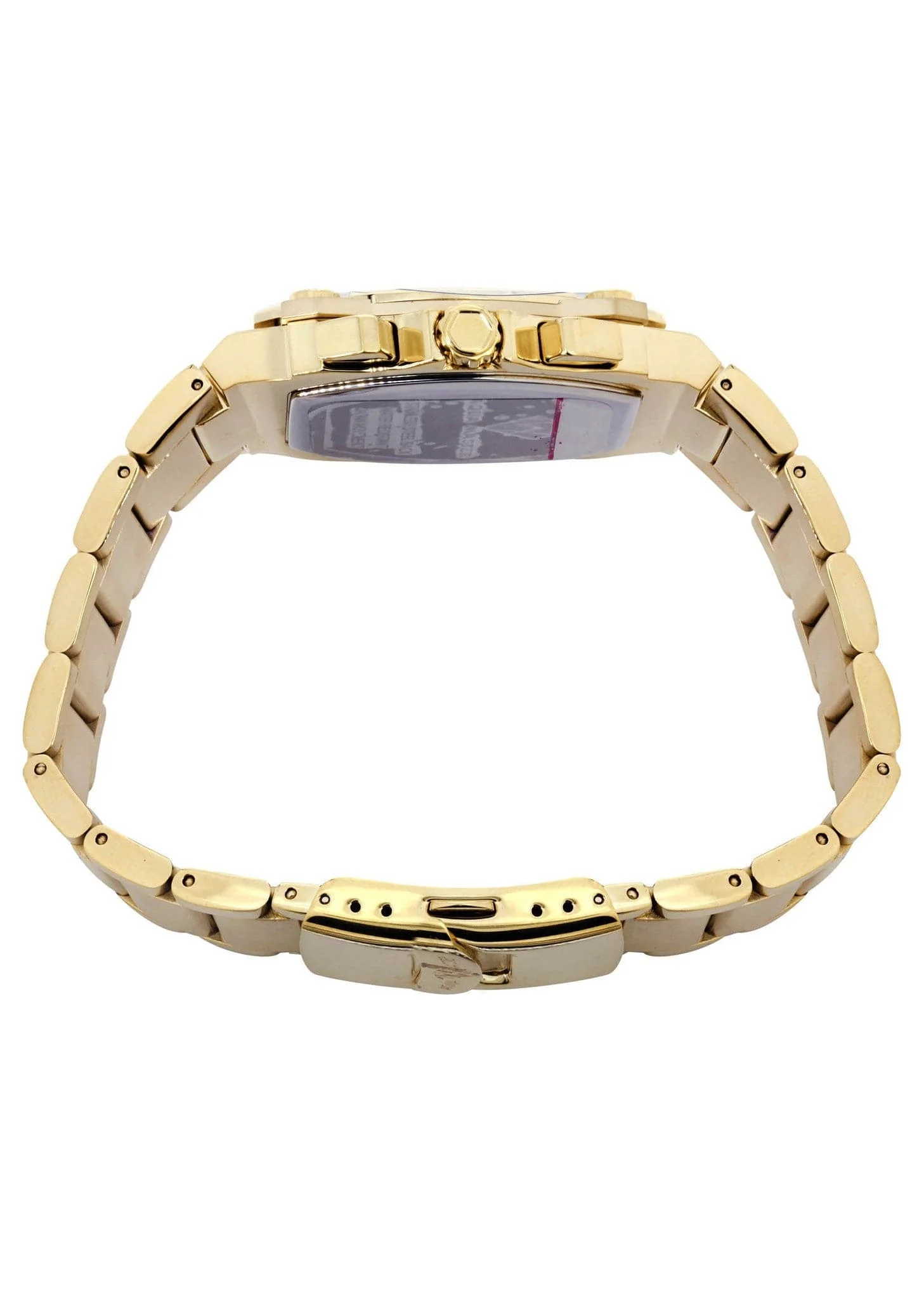Mens Yellow Gold Tone Diamond Watch | Appx. 0.21 Carats - Image 3
